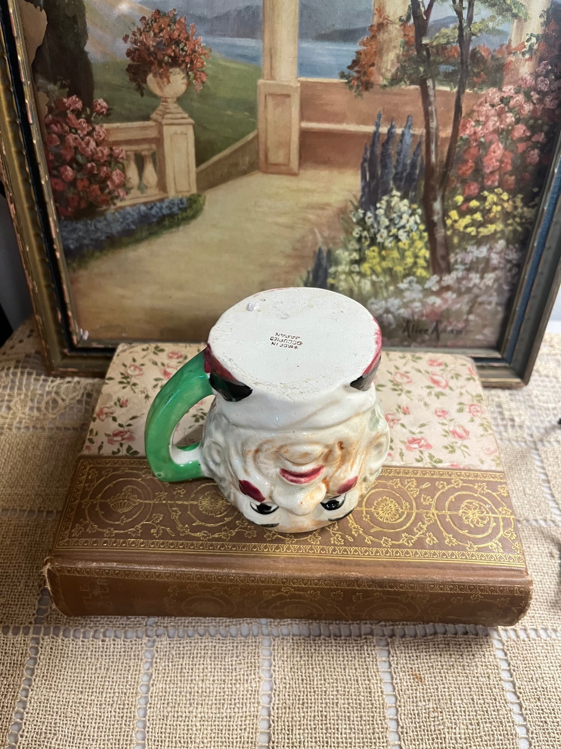Small Vintage Toby Mug Creamer - Regular