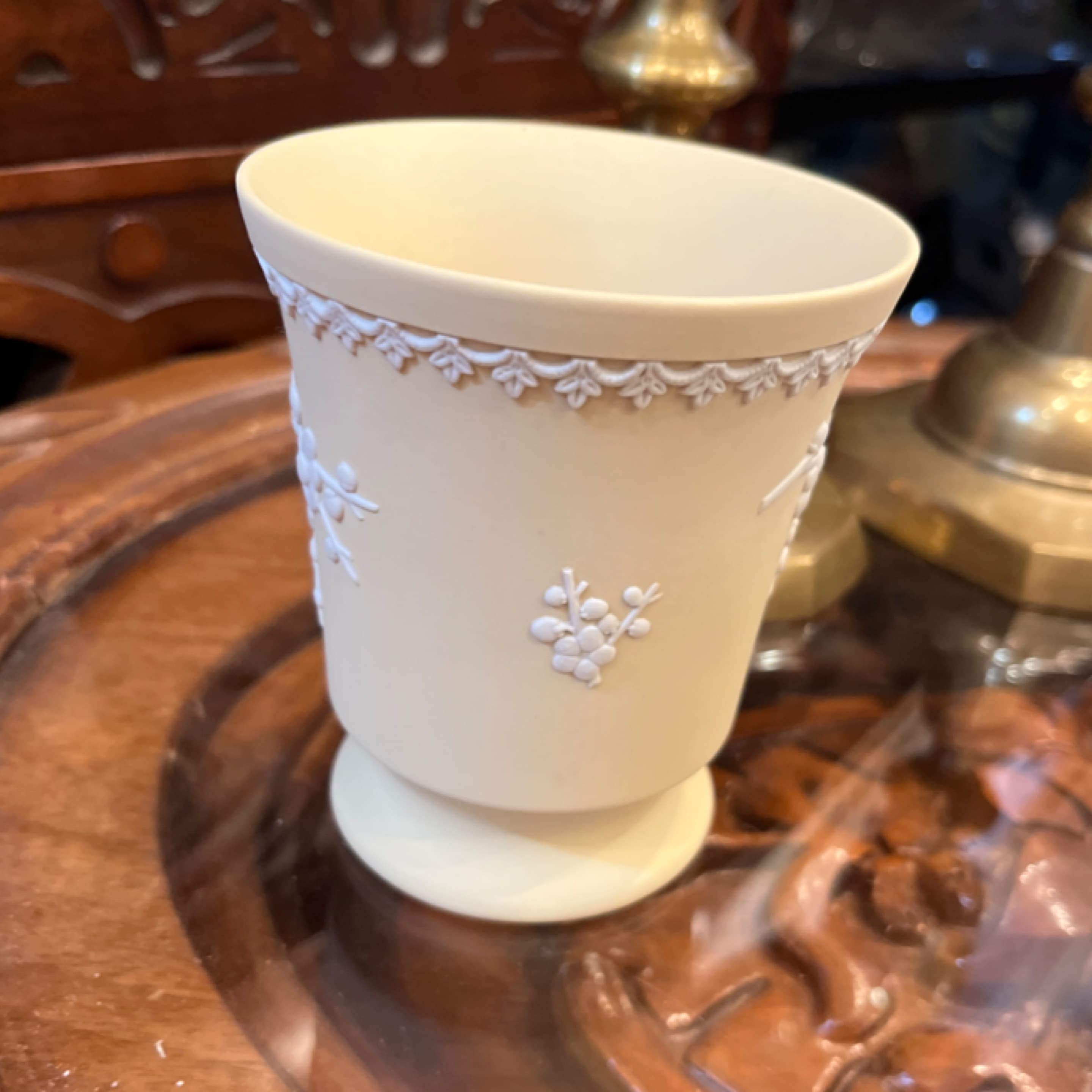 Wedgwood Jasperware Primrose Vase - Regular