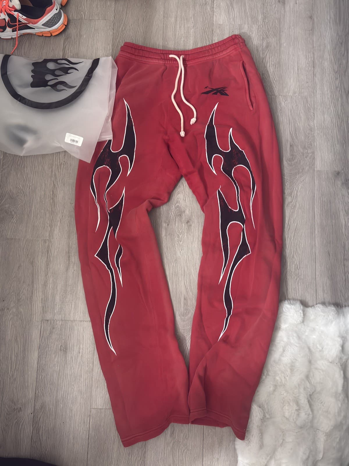 Hellstar Halloween Sport Logo Sweatpants Size Large 100% Authentic Quick Ship