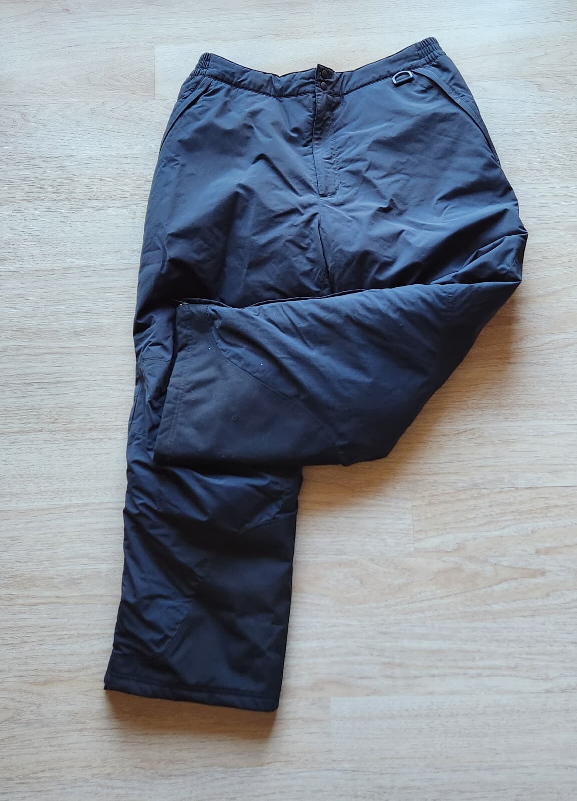 L.L.Bean Insulated Waterproof Outdoor Ski Snow Pants Zip-Pocket Black Men XL