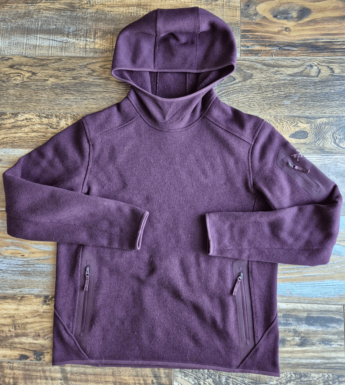 Arc'teryx Women's Small Covert Pullover Hoody Fleece Lined Phantasm Heather