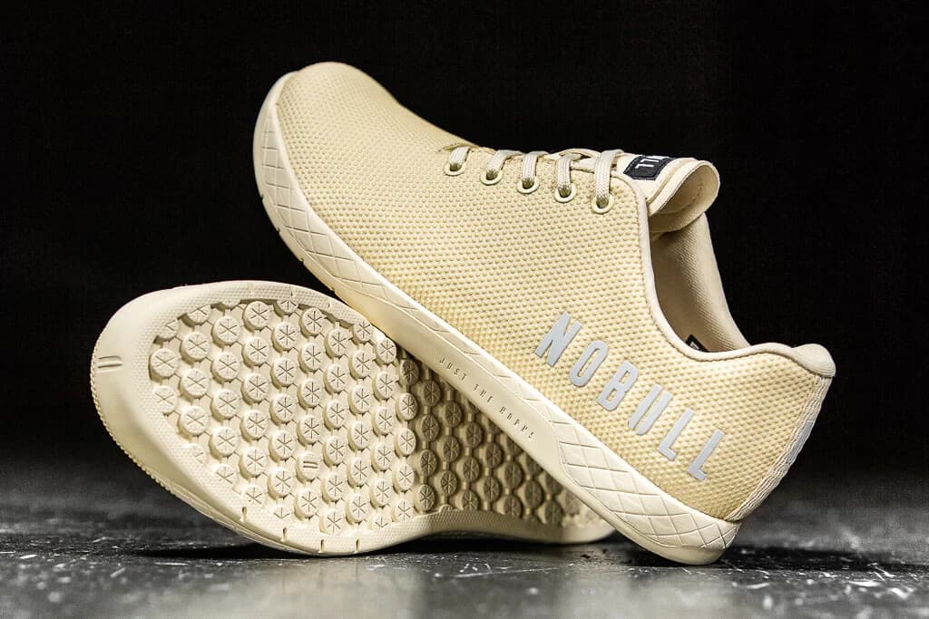 Nobull Super Fabric Vanilla Trainer Sneakers Lace-Up Yellow Unisex US M8 W9.5