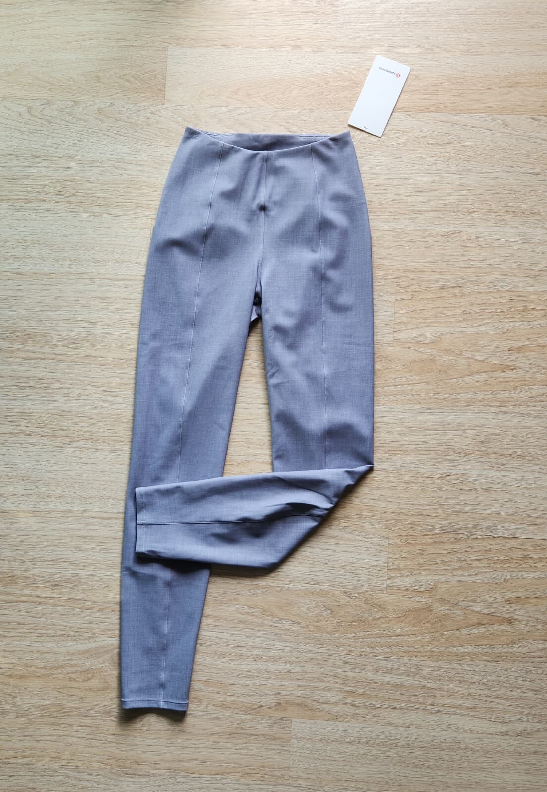 NWT Lululemon Here To There HR Pants 7/8 Wrinkle Free Stretch Grey Womens 4 $128