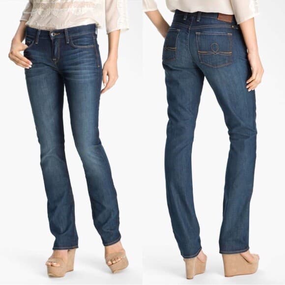 Lucky Brand Sofia Straight Women Jeans Cotton Blend Medium Wash Sz.6/28