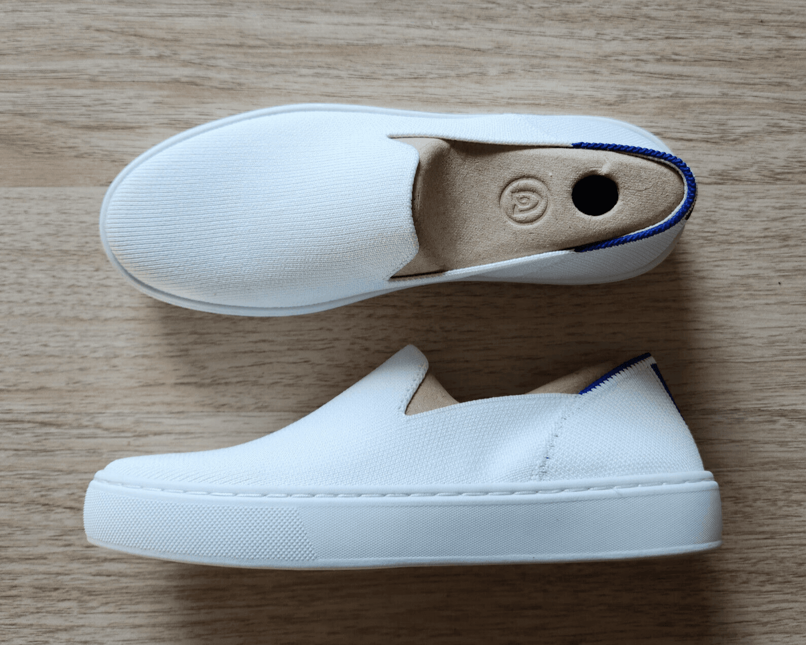 NWOB Rothy's The Original Slip On Sneaker Soft Flexible Bright White US5 $119