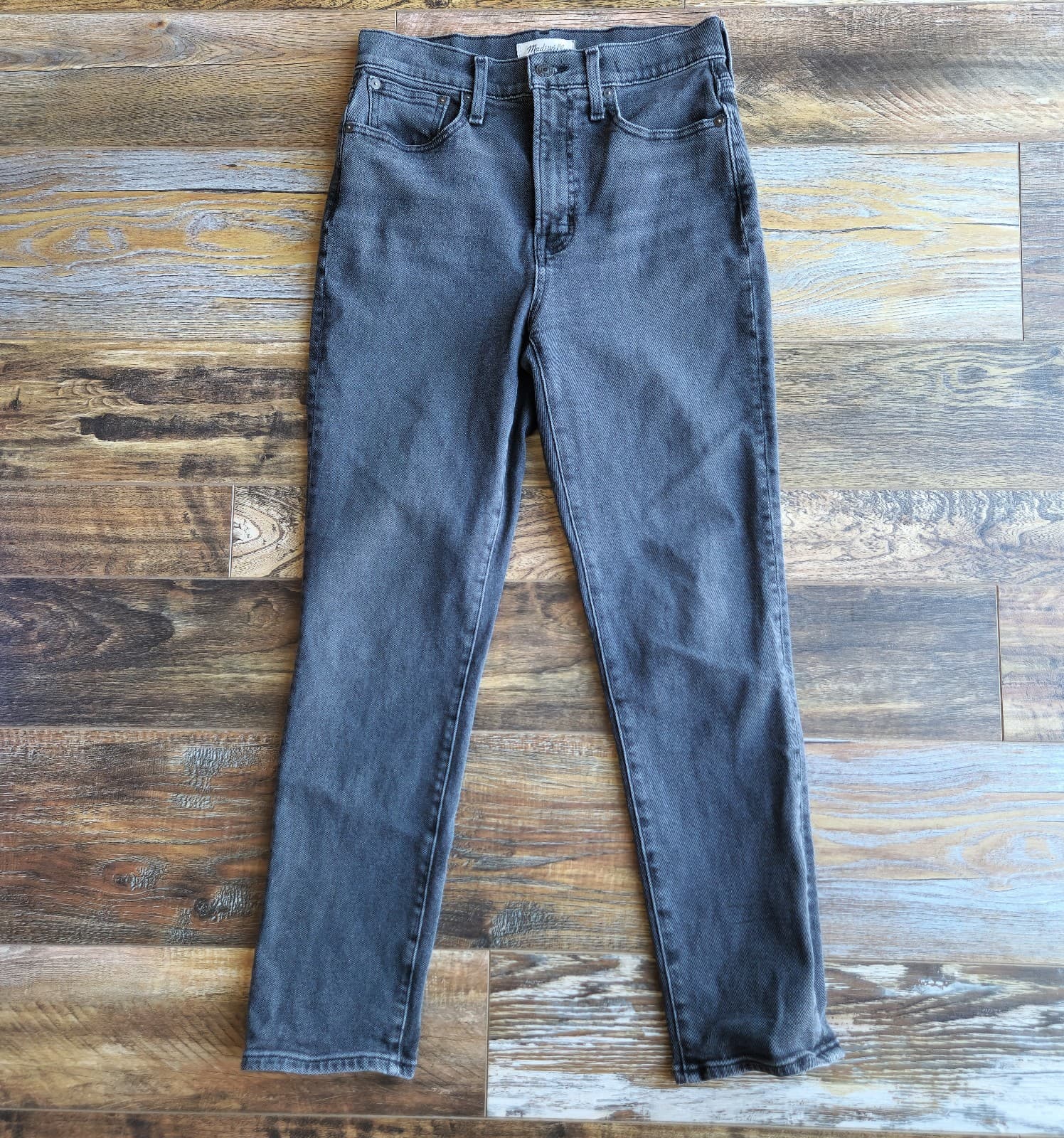 Madewell The Perfect Vintage Jeans High Rise Stretch Lunar Wash Black Women's 26