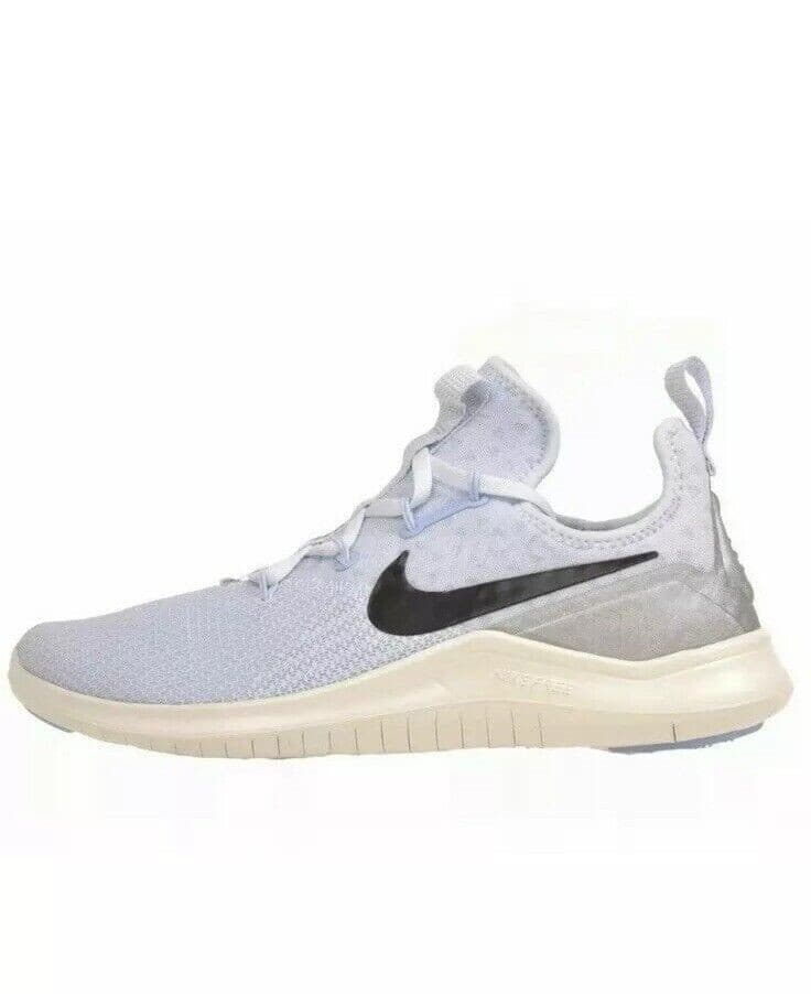 Nike Free TR 8 Training Athletic Shoes Lace Mesh Half Blue Aluminum Women's US10
