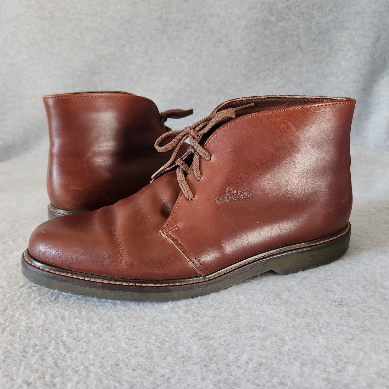 Sebago Drysides Waterproof Leather Chukka Boots Lace-Up Brown Men US11M