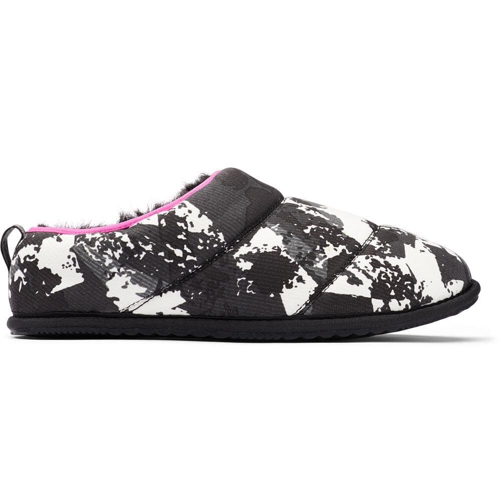 Sorel Go Bodega Run Indoor Outdoor Slipper Faux Fur Lining Quarry Black Women 12
