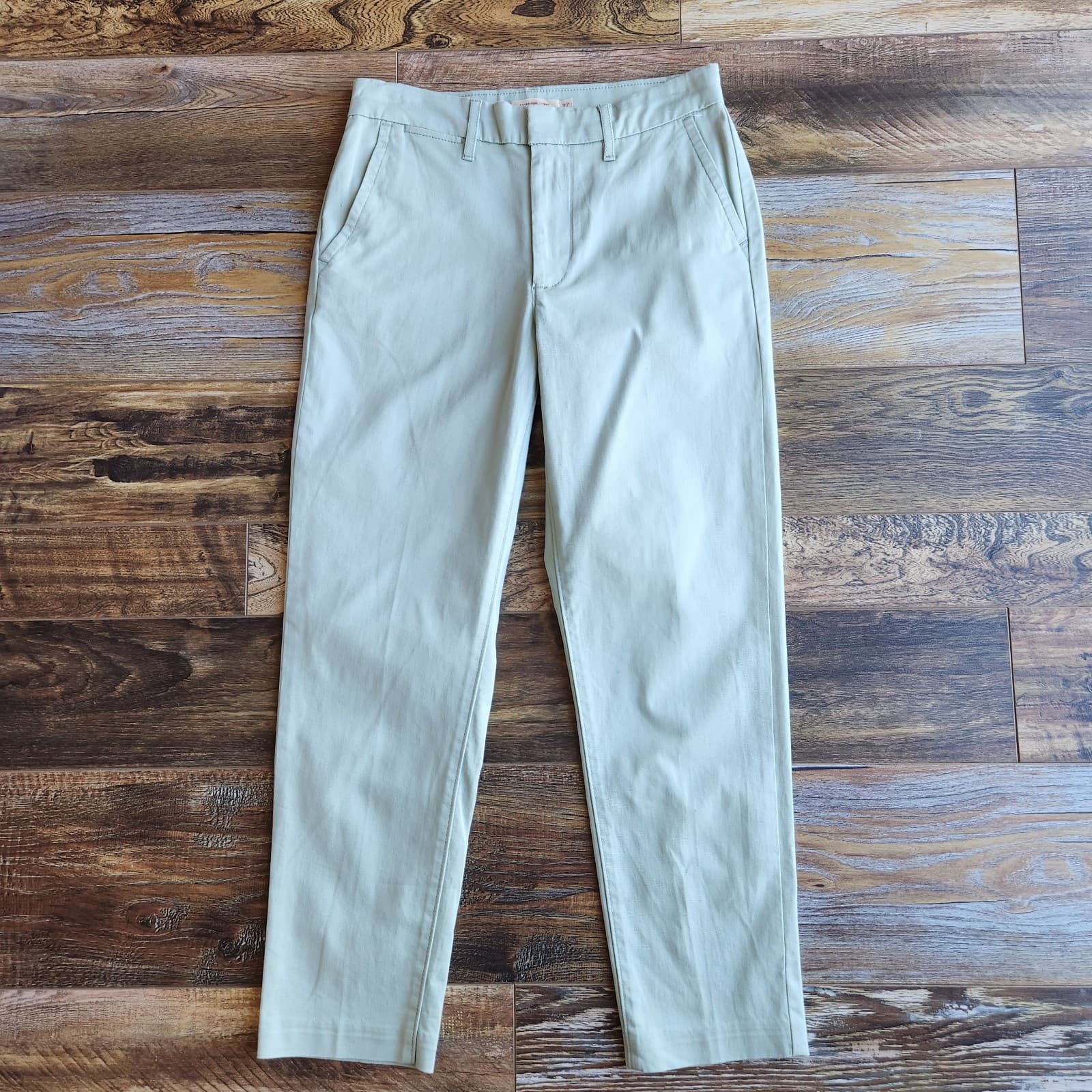 NEW Levi's Premium Not For Resale Essentail Chino Pants Sea Form Twill Green 27