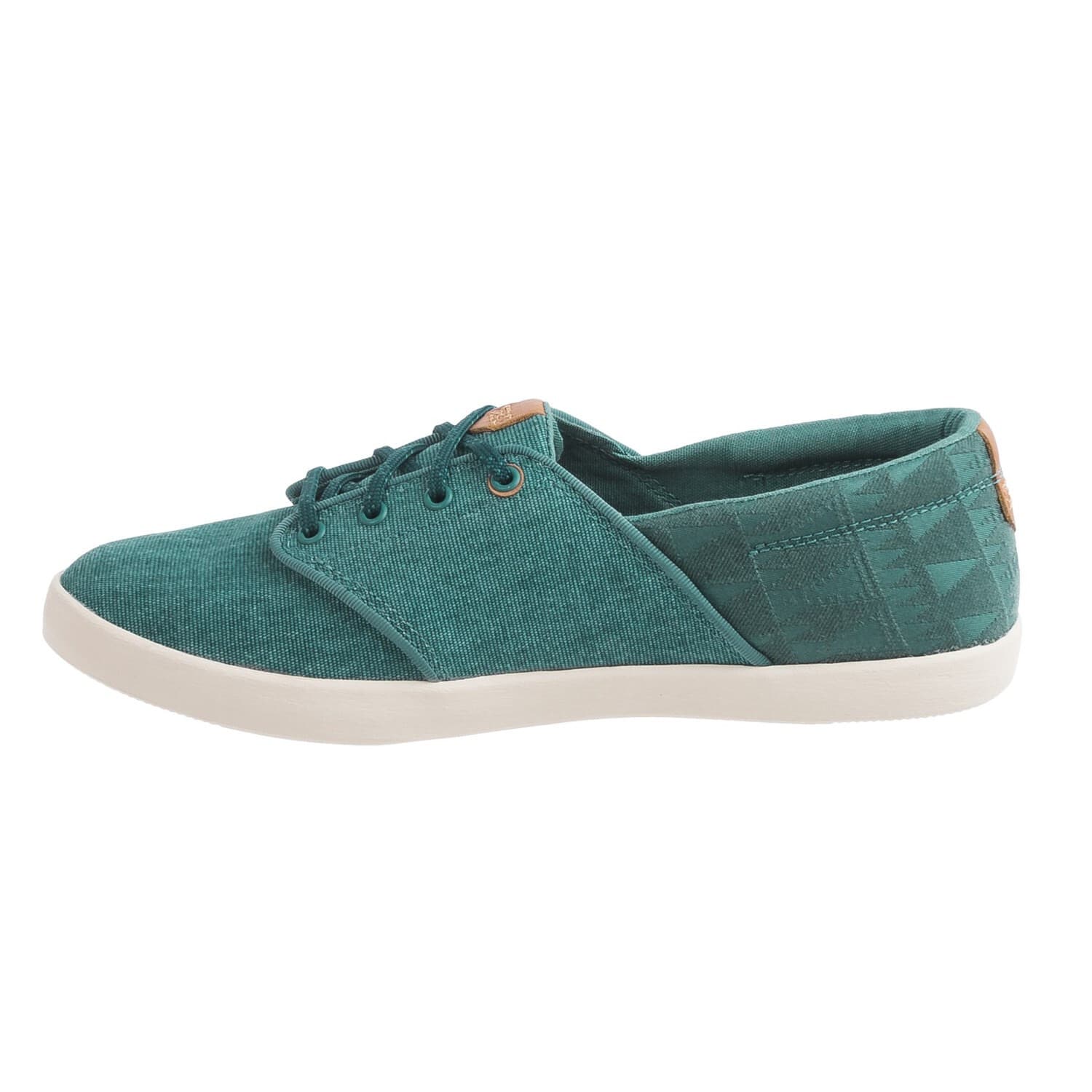 Teva Willow Lace Up Canvas Fashion Sneakers Green-Blue Women US6.5