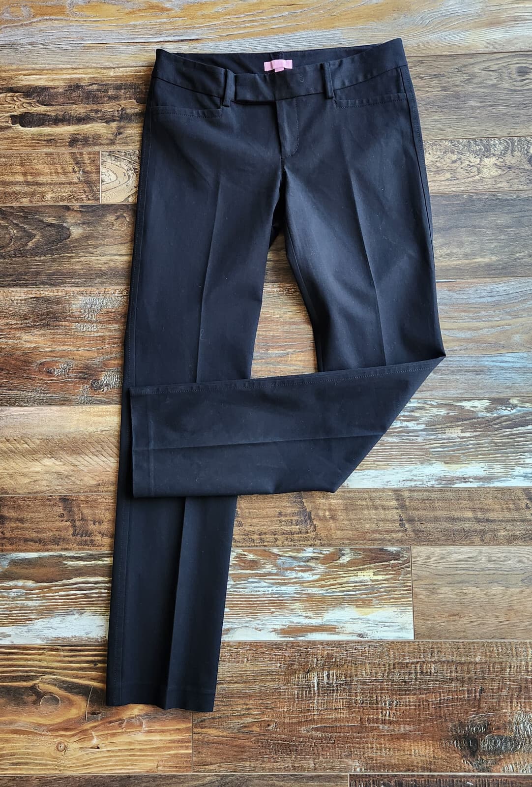 Lilly Pulitzer Leigh Trouser Career Dress Pants Slim Leg Stretch Black Women's 8