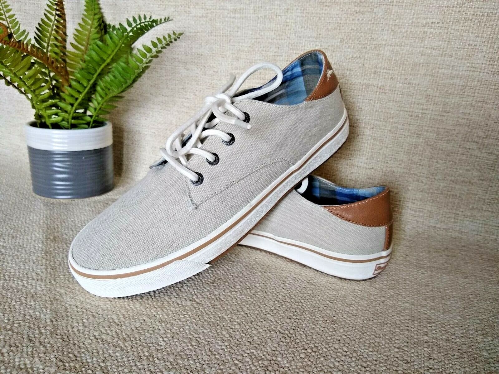 Tommy Bahama NWoB Dune Drifter Men Fashion Sneaker Lace Tan US8D TB9M00113
