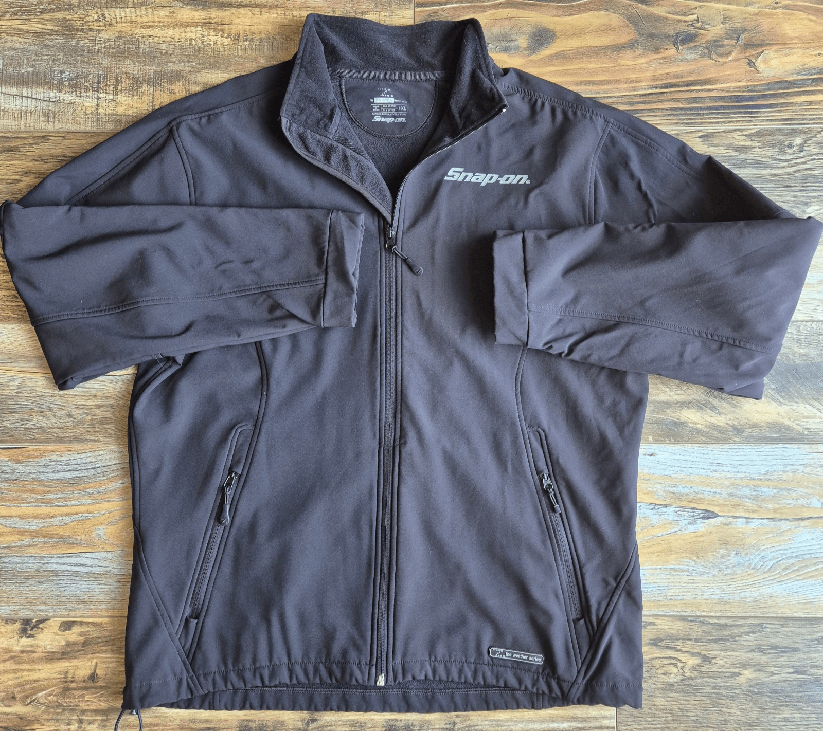 Snap-On by Zorrel Weather Serie Soft Shell Fleece Lined Jacket Black Men's XL