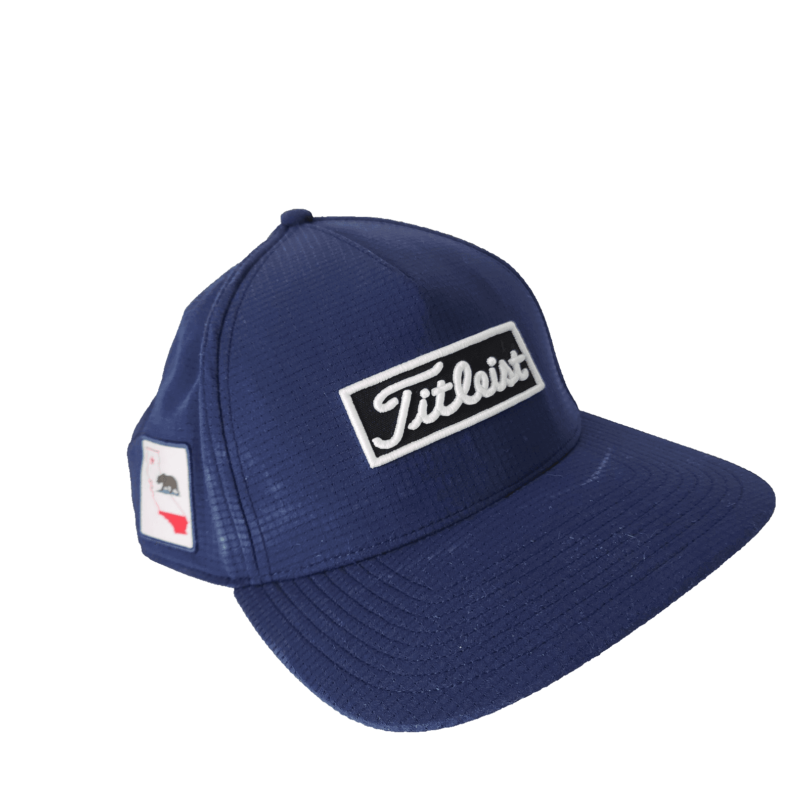 Titleist California State Flag Patch Golf Hat Cap Adjustable Snap Blue One Size