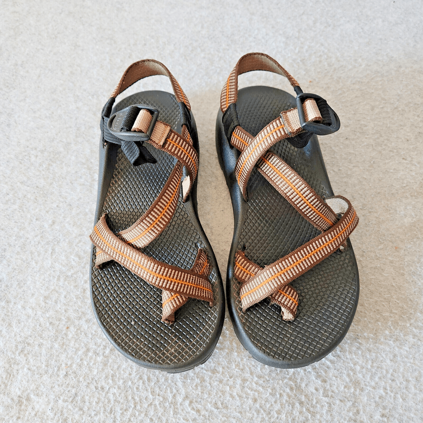 Chaco Z2 Unaweep Classic Sports Sandals Adjustable Strap Brown Black Men's US7