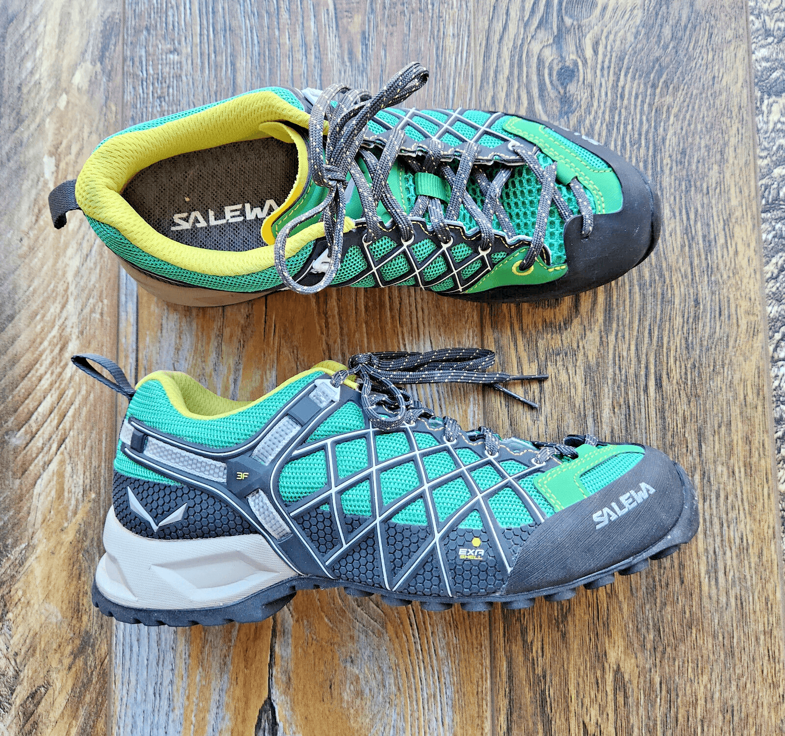 Salewa Women's 7.5 Wildfire Vent GTX Hiking Shoes Lace Exa-Shell Carbon-Assenzio