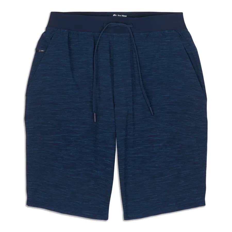 Lululemon T.H.E. Linerless Short 9" Traing Relax Drawstring Pocket Blue Men's L