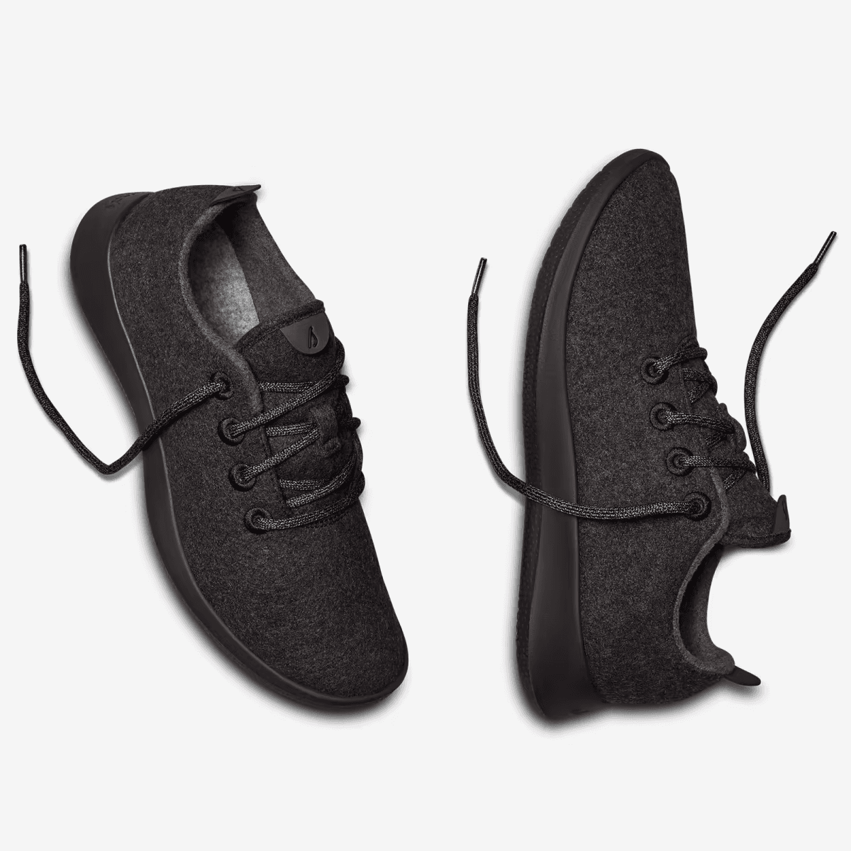 Allbirds The Wool Runner Sneaker Supper Fine NZ Merino Wool Lace Black Men's 13