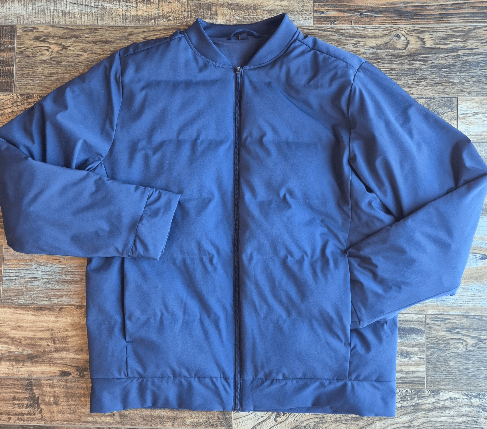 NWoT Public Rec Better Than Down Thinsulate Bomber Jacket Zip Up Blue Men's XL