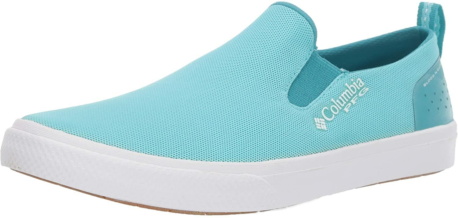 Columbia PFG Dorado Performance Fishing Shoe Water Resistant Blue Women US10