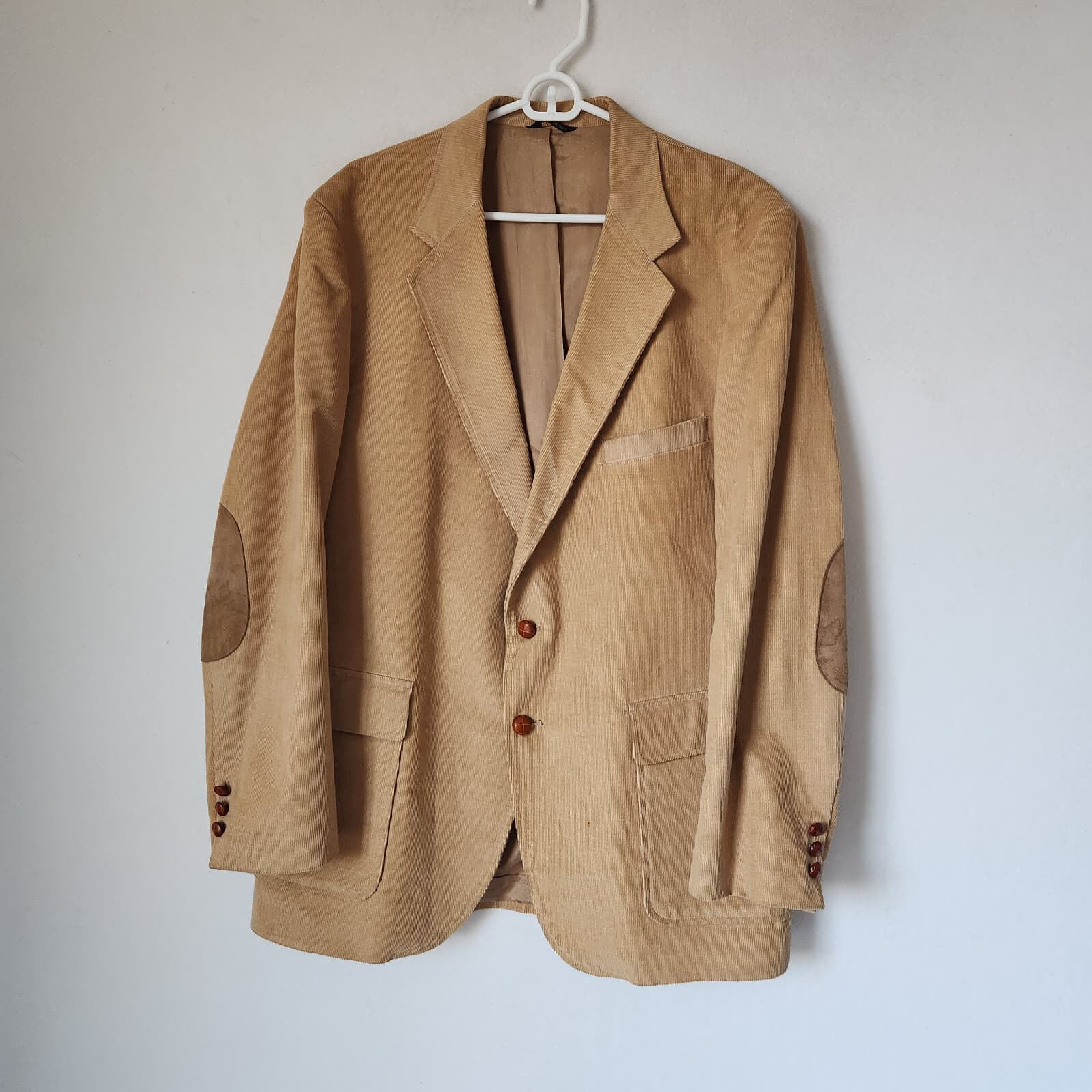 Vintage Levi's Menswear Corduroy Suede Elbow Sport Coat Brown Men's Chest 44"