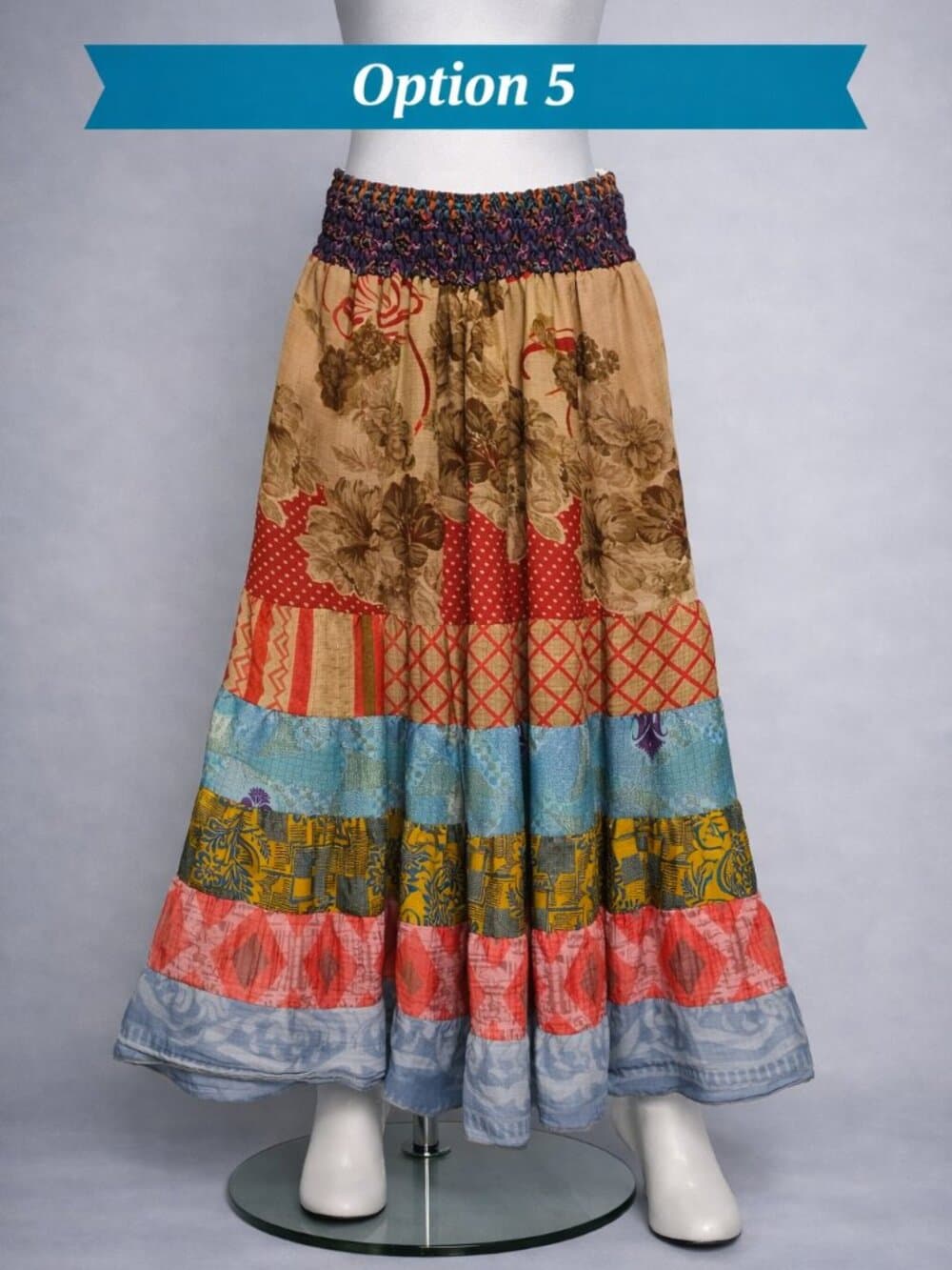 POL #5 One of a Kind High Rise Smocked Wide Leg Pants