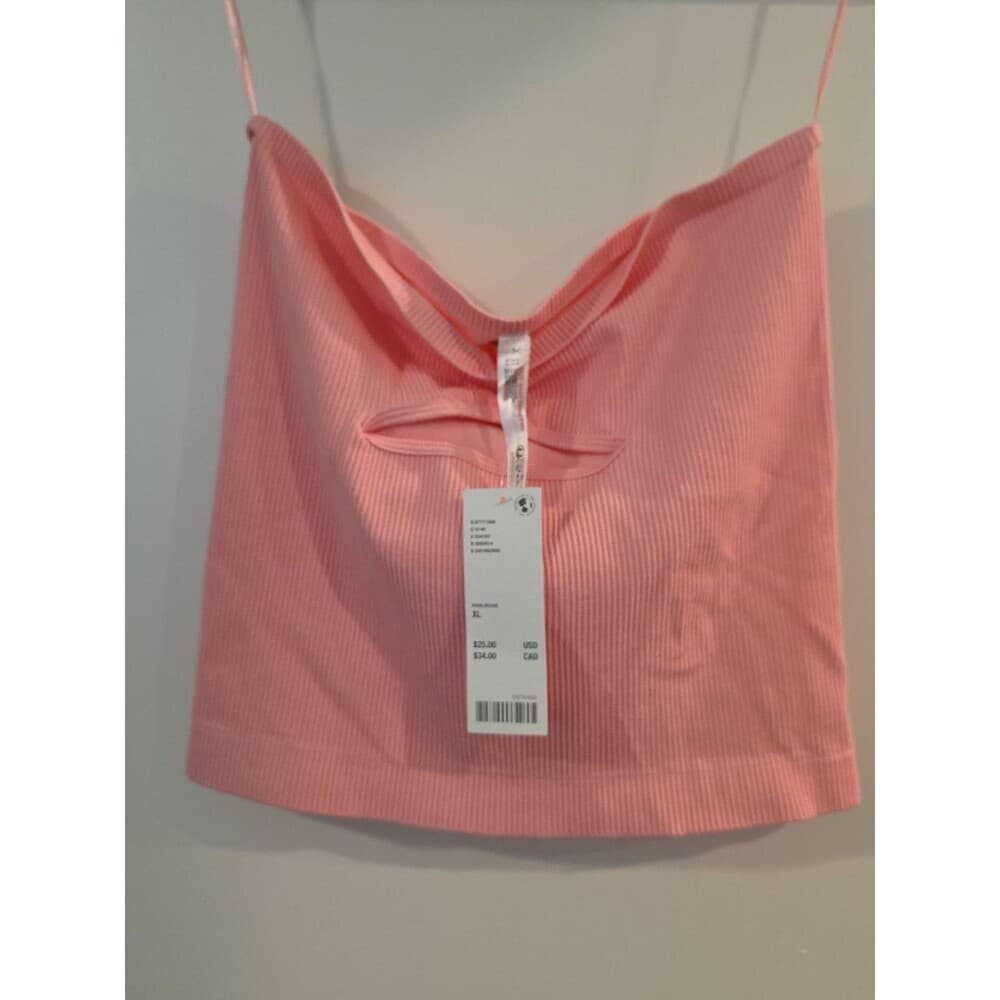 Urban Outfitters PInk Ribbed Tube Top