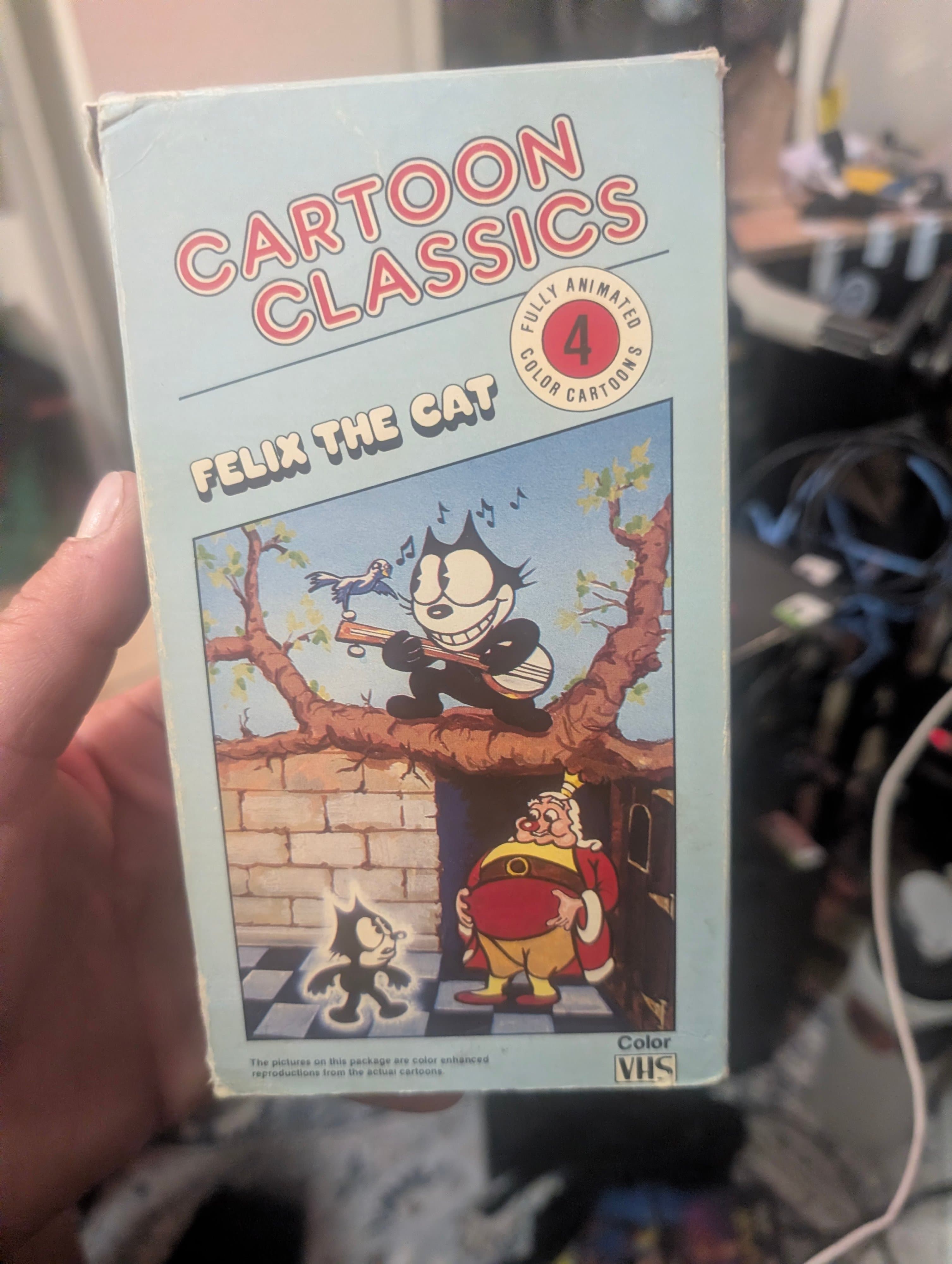 Felix the Cat Cartoon Classics VHS Tape