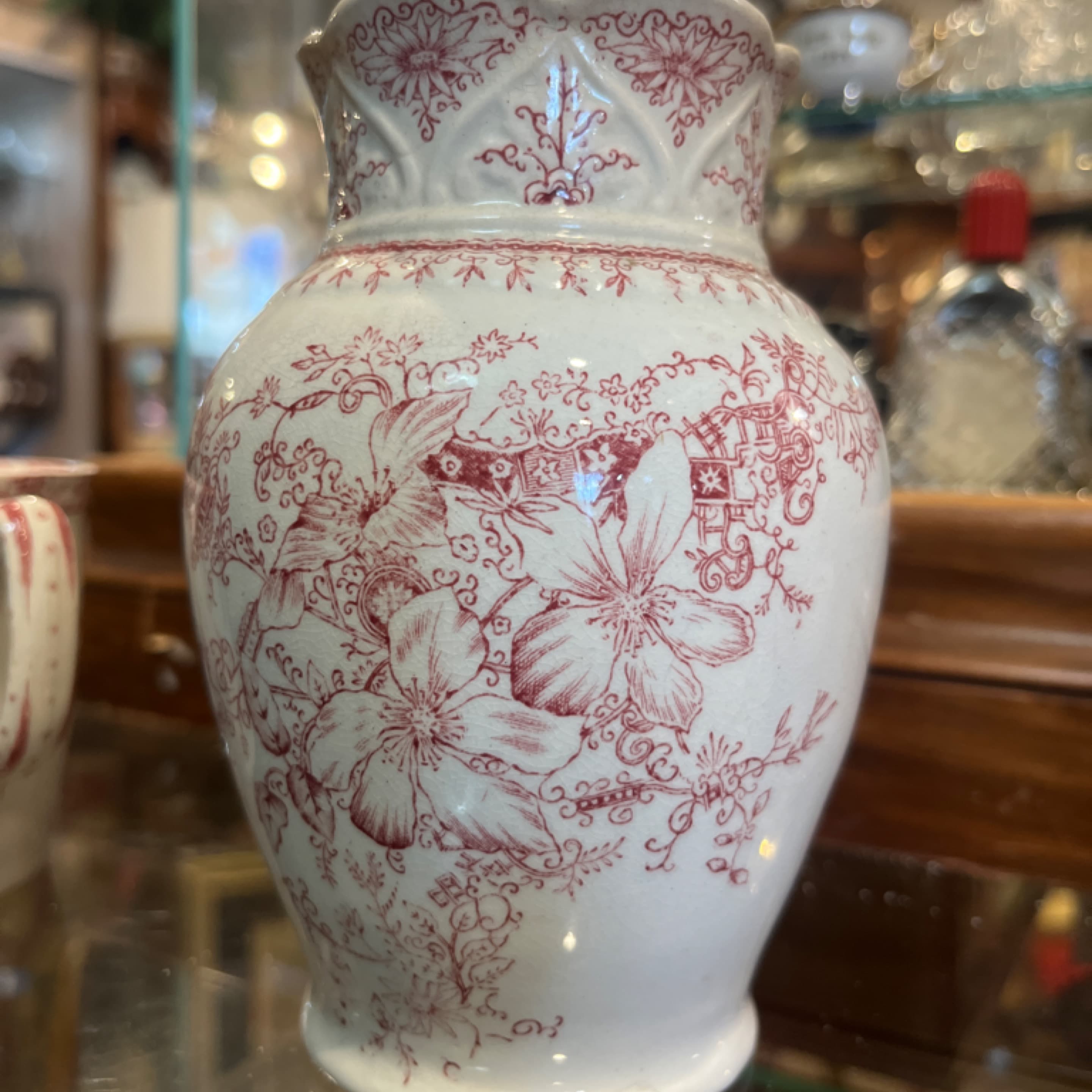 Antique Fife Pottery Scotland Transferware Vase - Regular