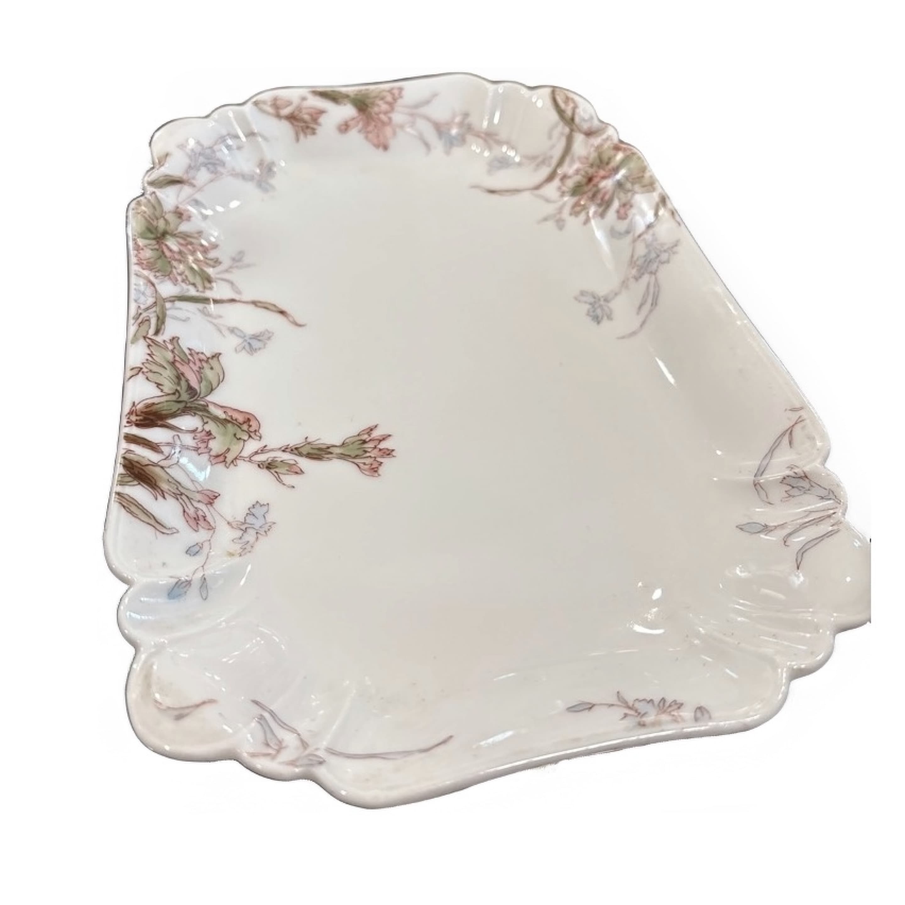 Elegant antique Limoges porcelain dining/vanity tray (941) - Regular - Image 1