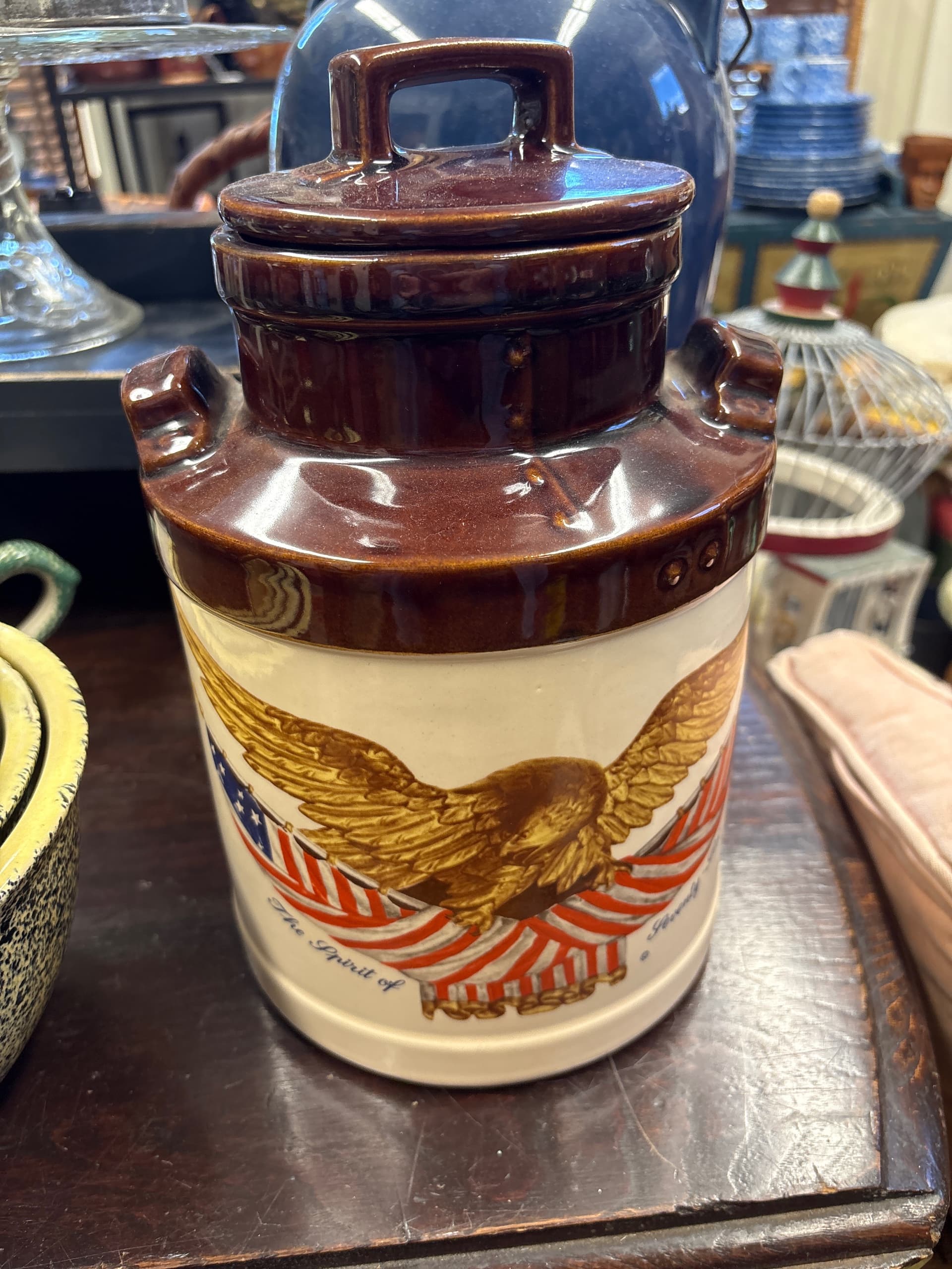 Spirit of America Stoneware Cookie Jar - Regular - Image 1