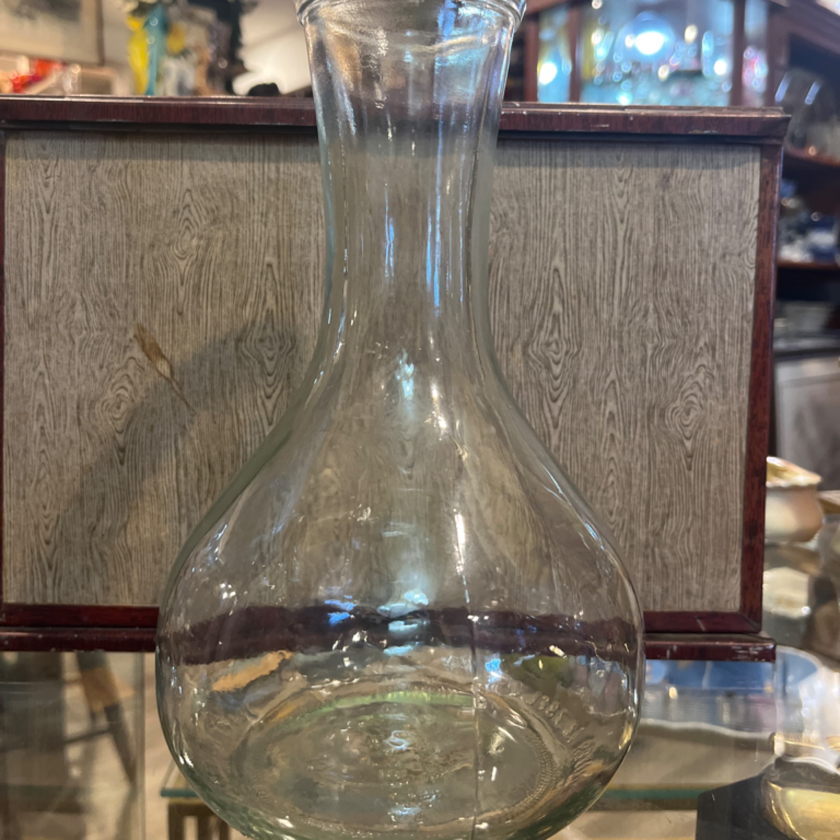 Giumarra Vineyards Glass Wine Decanter Carafe California Winery Vintage Barware - Regular