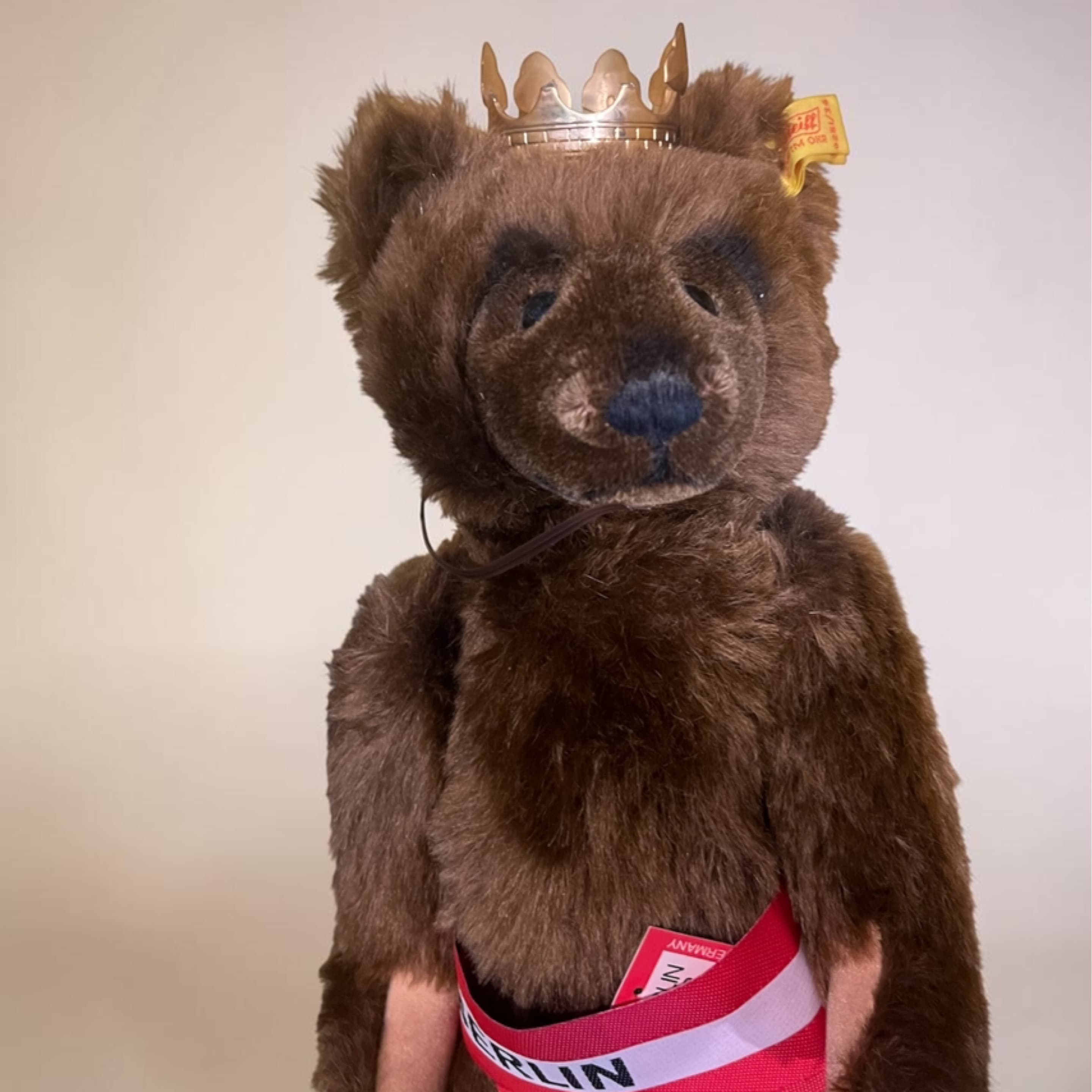 1985 Chocloate Brown Steiff Berlin Bear - Regular