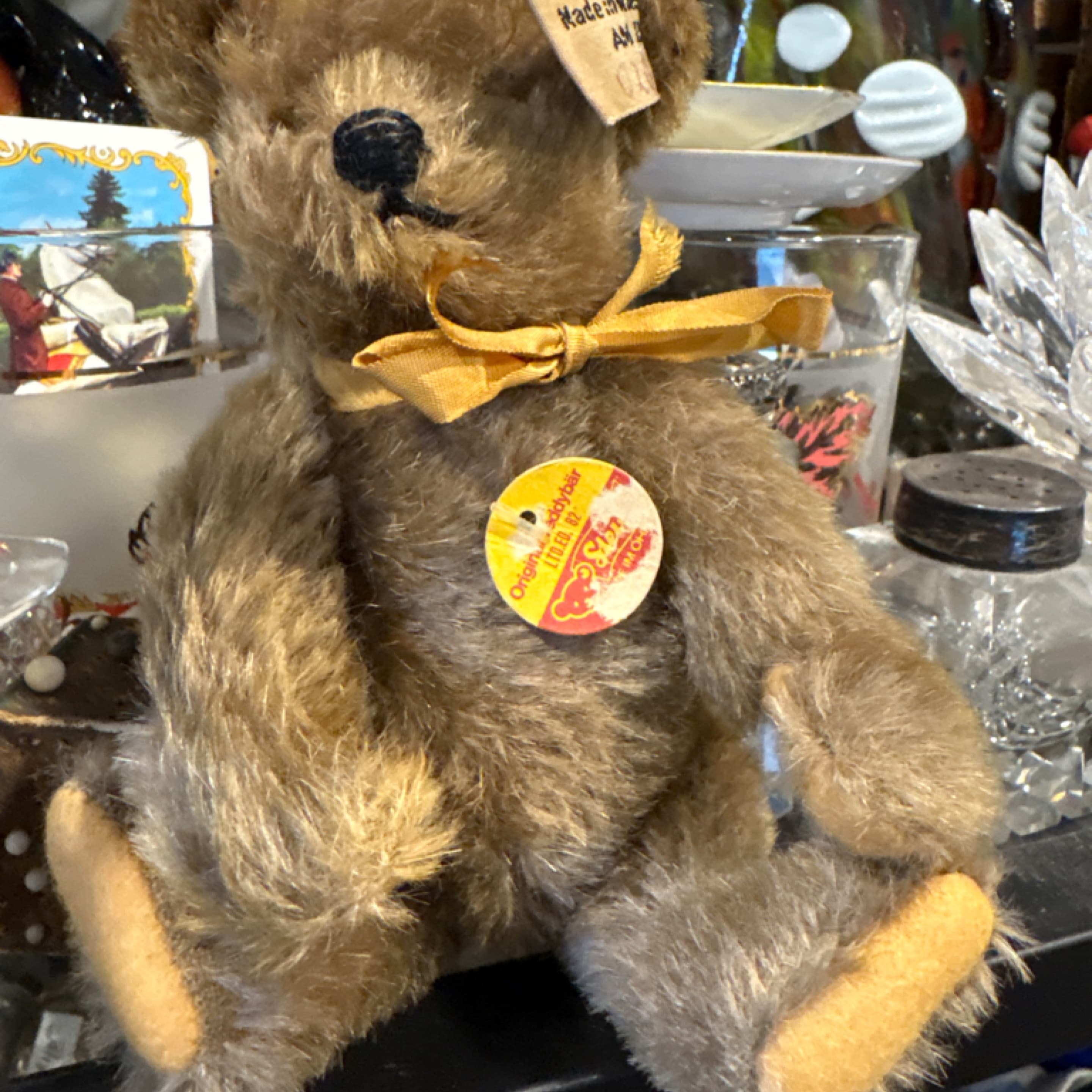 Steiff 1982 Limited Edition Teddybär — 6” Mohair Bear, West Germany - Regular