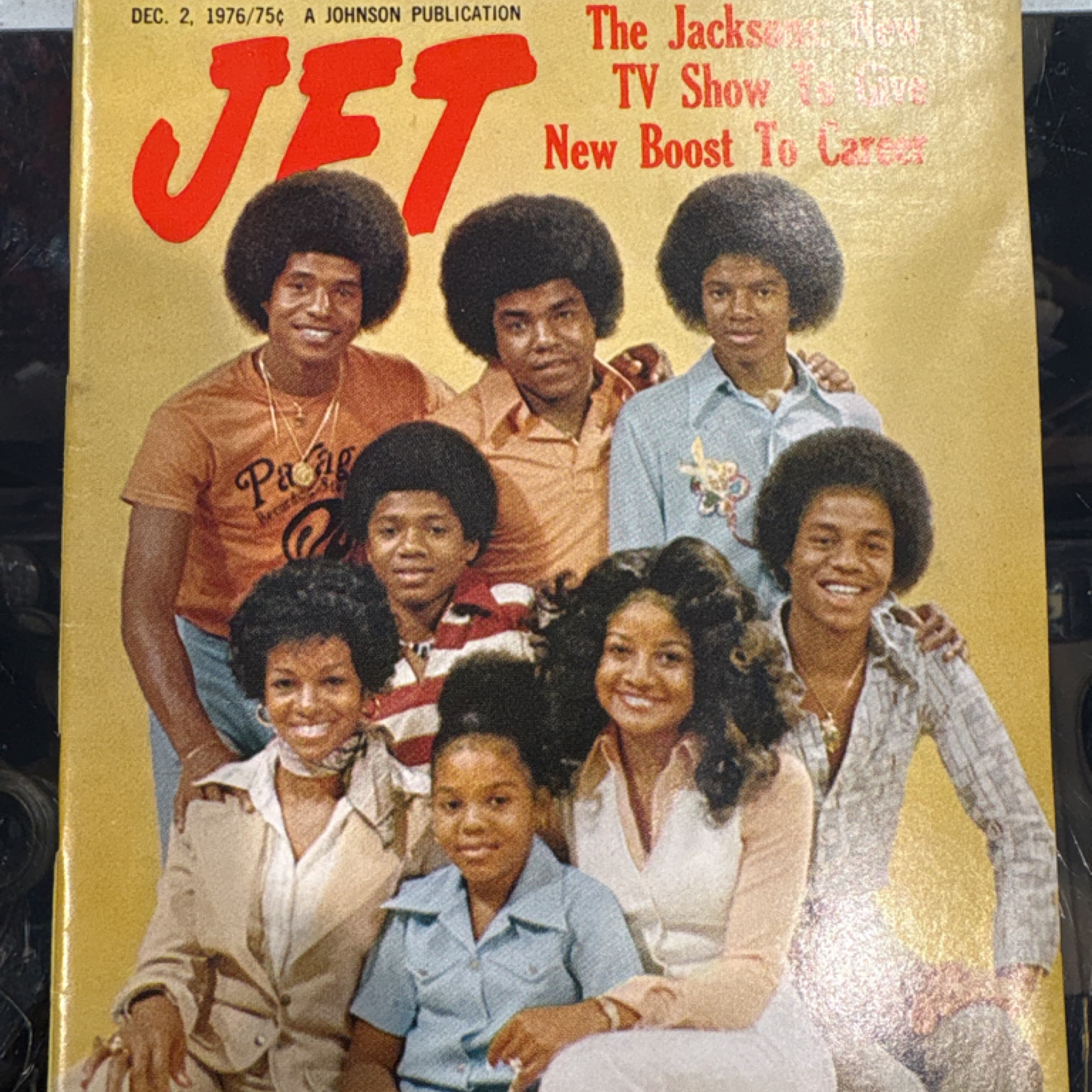 JET Magazine December 2 1976 The Jacksons CBS TV Show Vintage Black Entertainment Memorabilia - Regular
