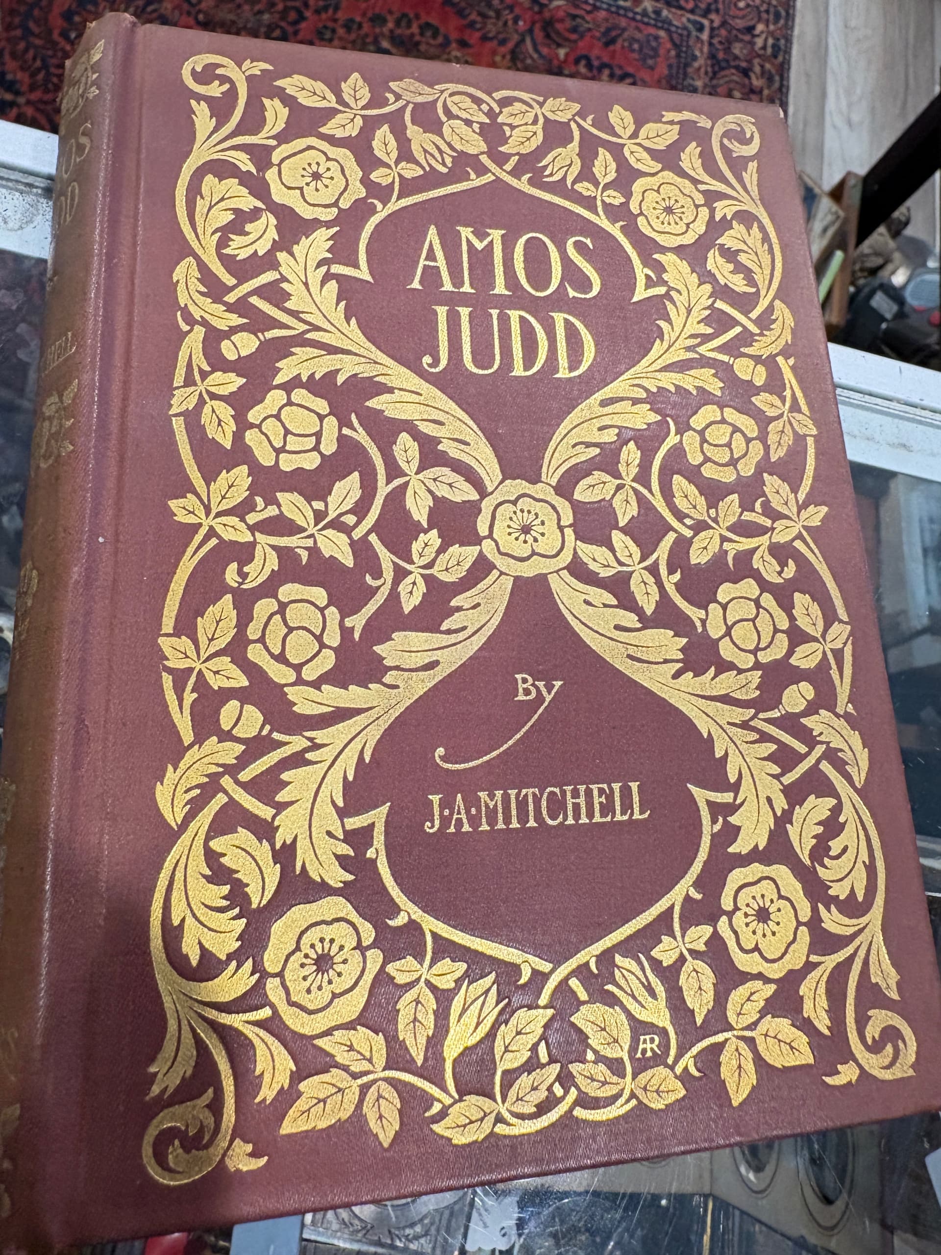 Amos Judd by J.A. Mitchell — 1901 Antique Hardcover with Stunning Gilt Decorative Binding - Regular