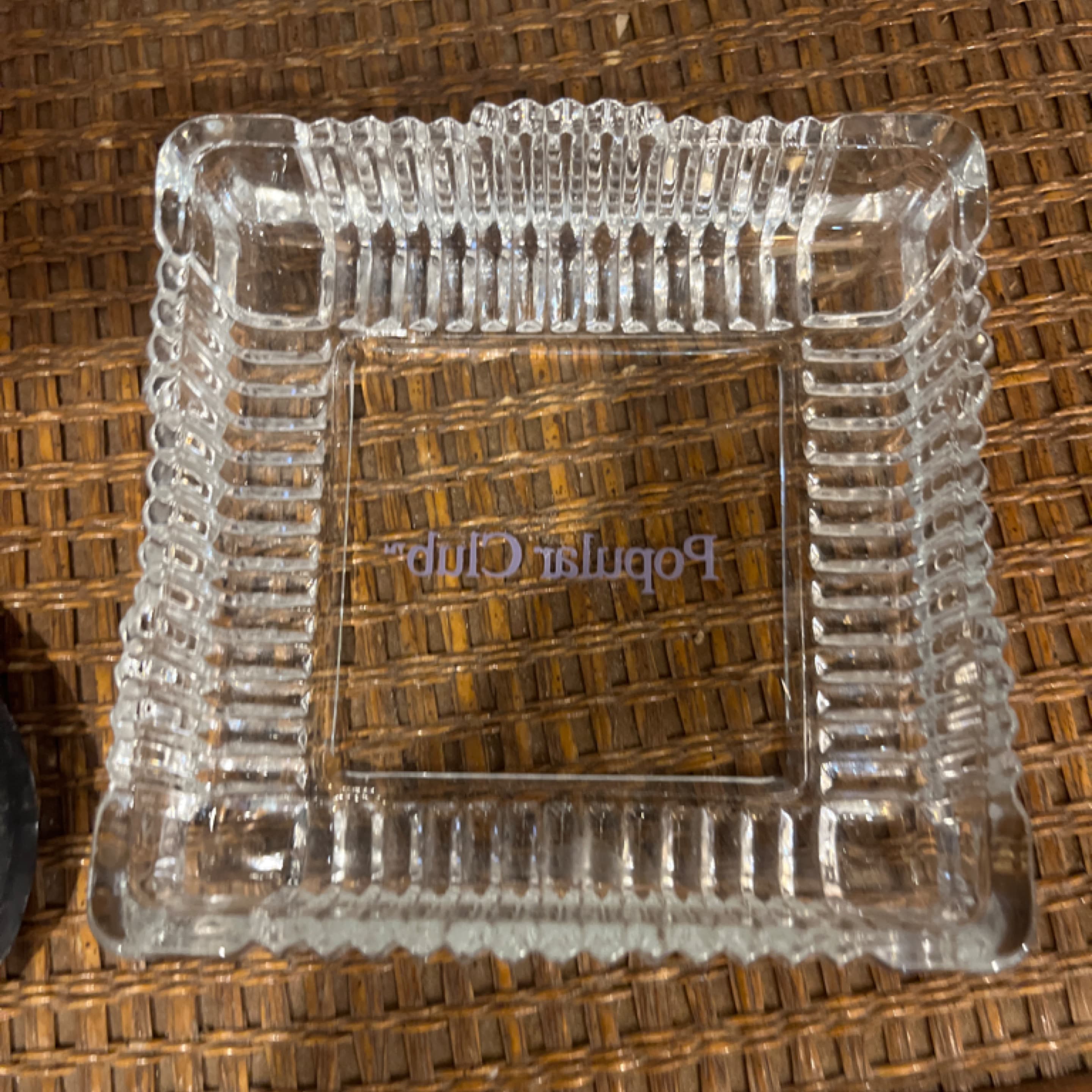Vintage Popular Club Glass tray – NYC Memorabilia - Regular