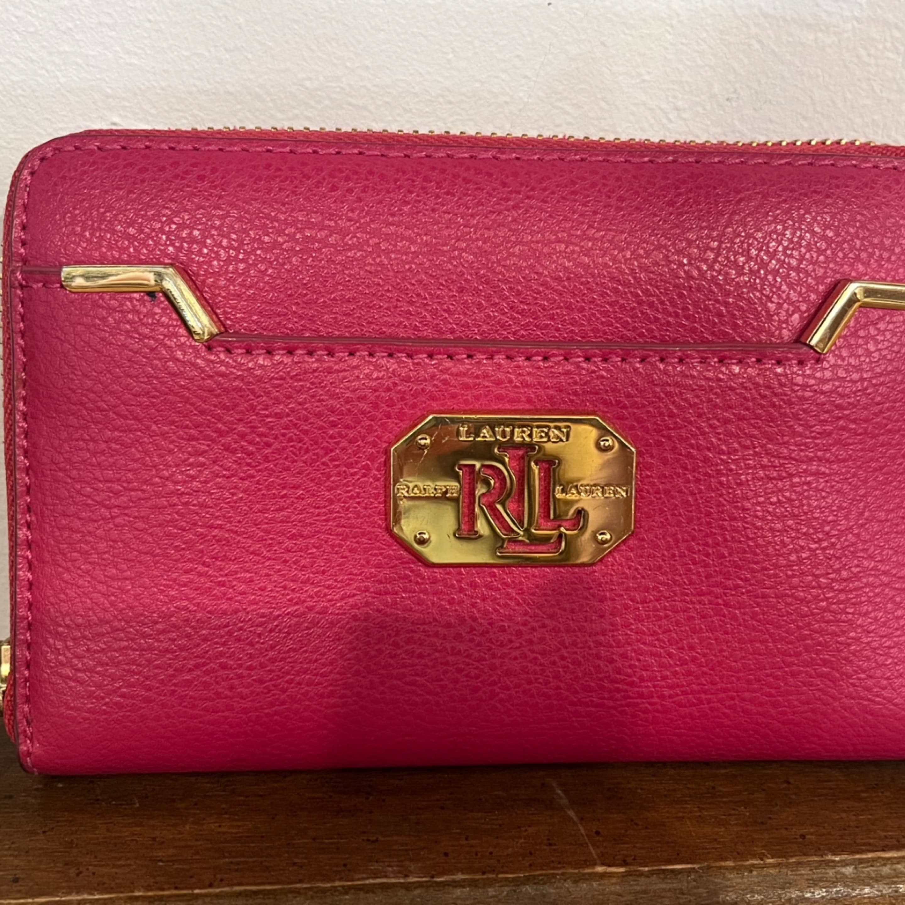 Ralph Lauren Pink and Golden Wallet - Regular