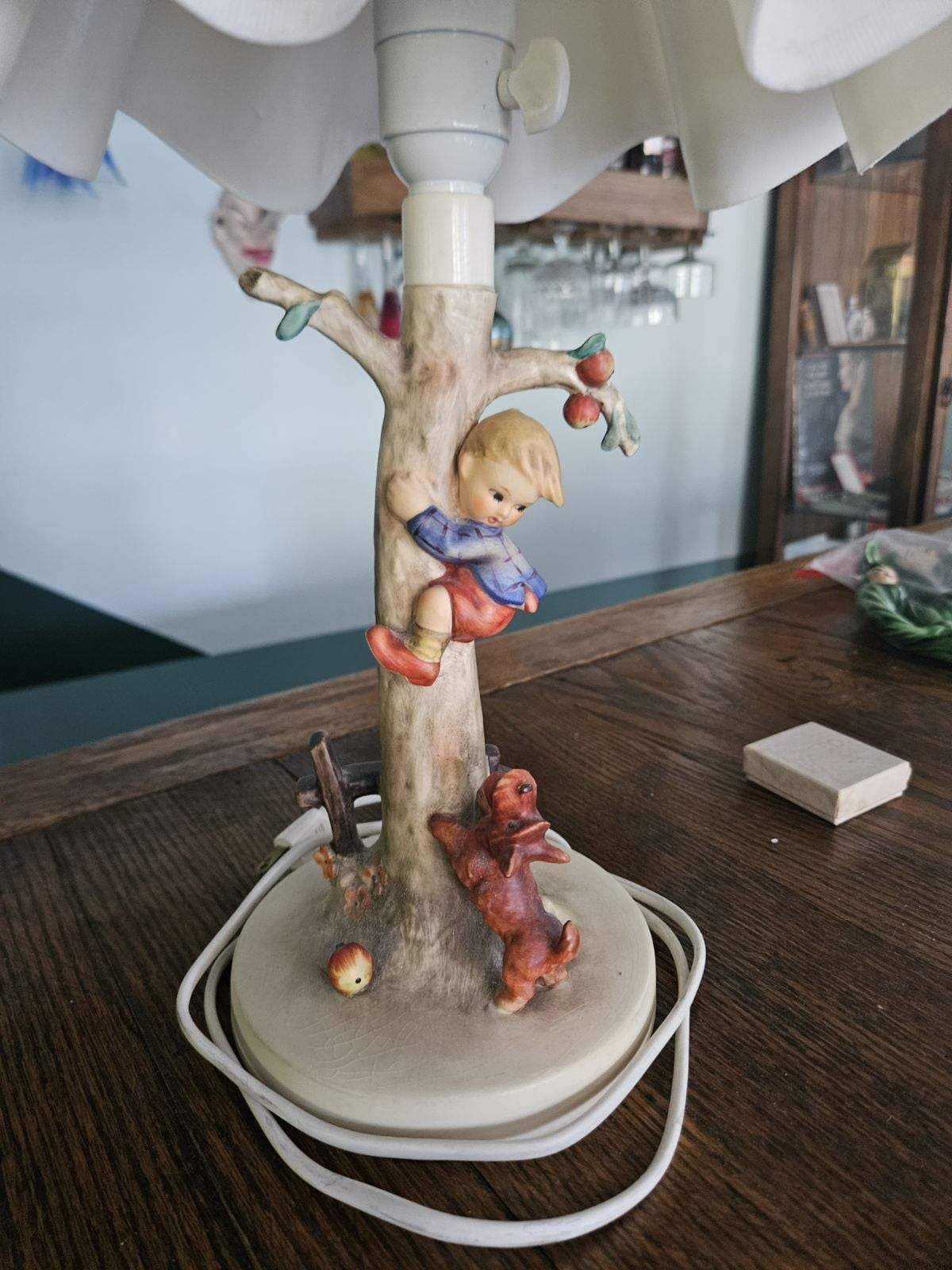 Hummel Goebel Lamp “Out of Danger” c.1935 - Regular