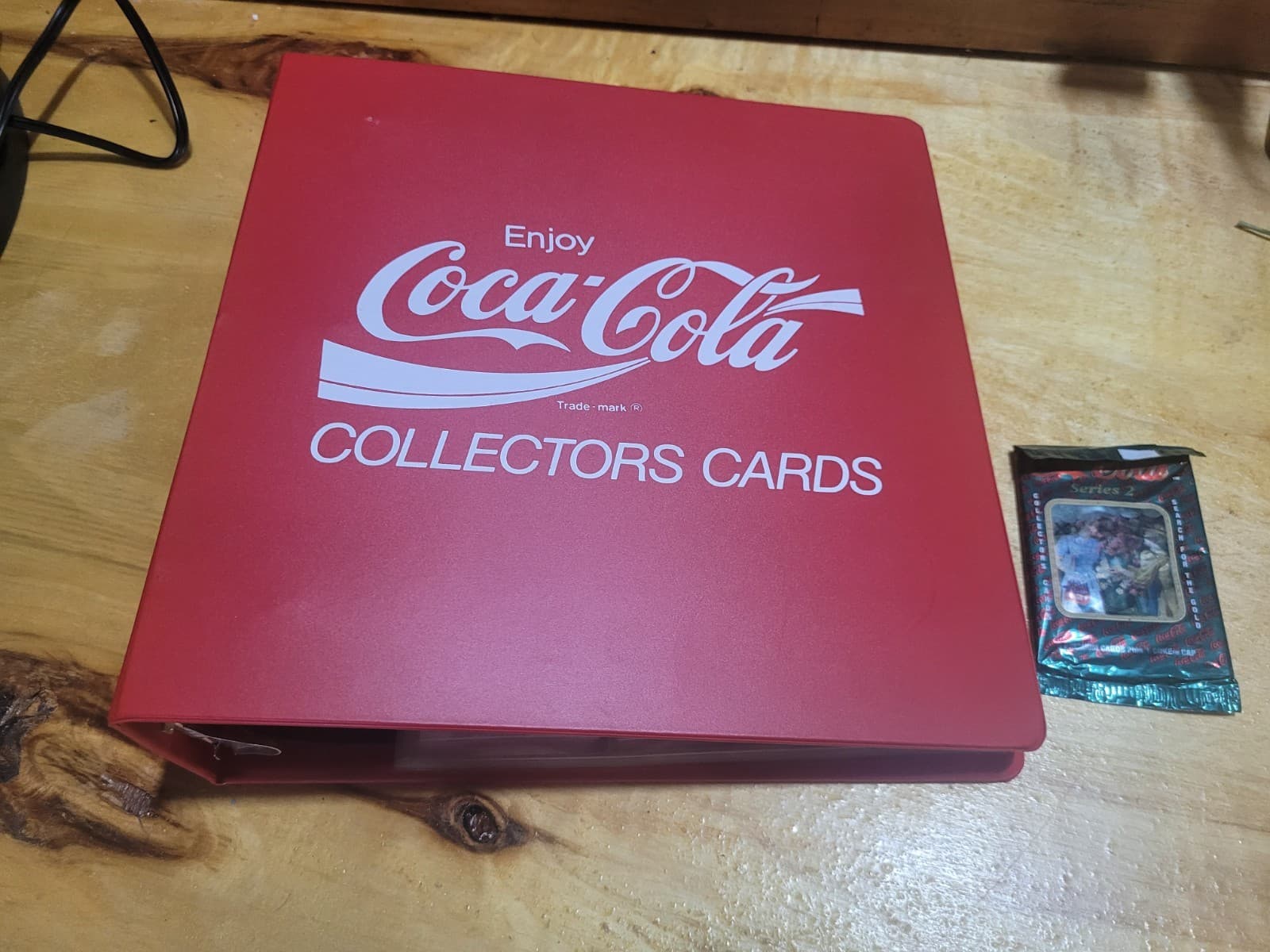 Vintage Coca-Cola Collectors Cards Binder + Sealed Pack + Bonus Collectibles