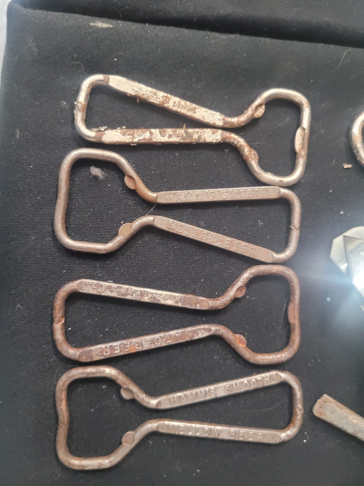 Vintage Hamm’s Beer Wire Bottle Openers Lot – “Mellow Beer” Advertising Openers