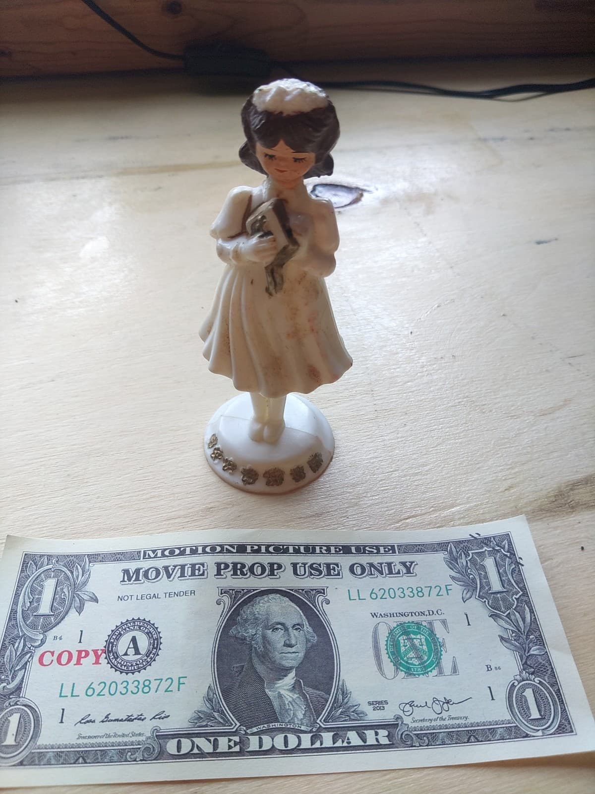 Vintage Plastic Figure Cake Topper