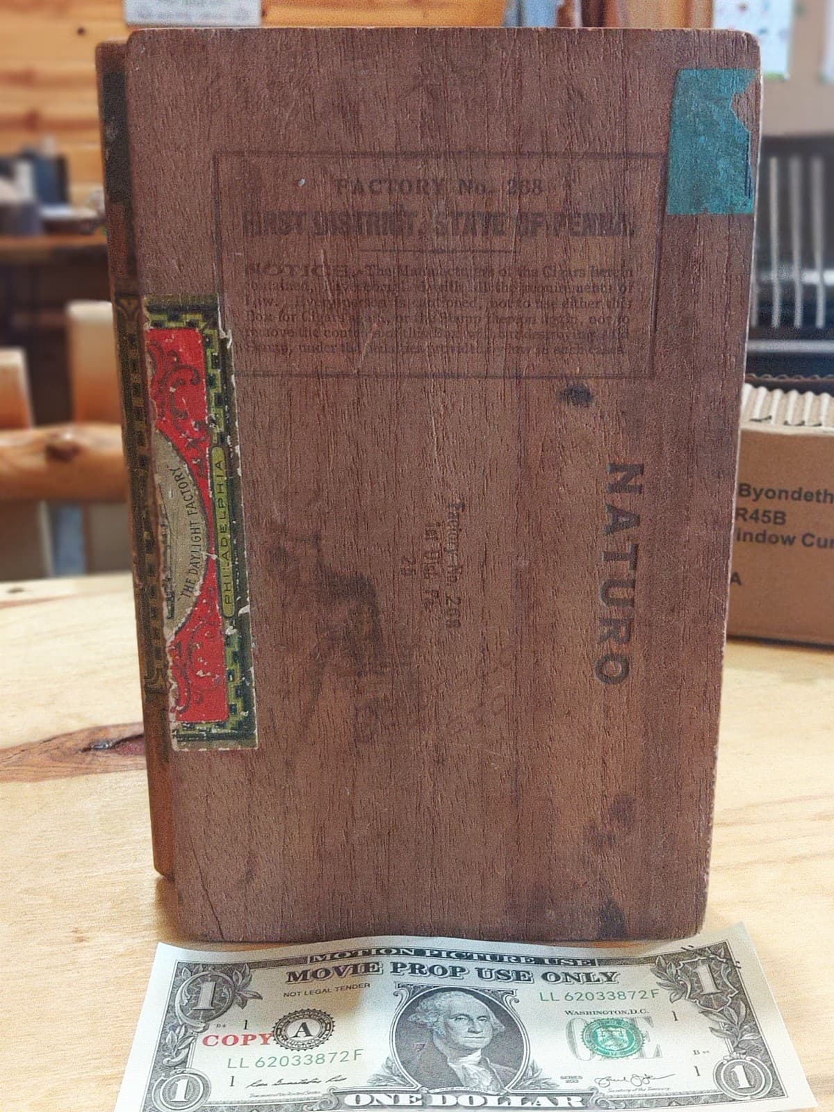 Antique “Royal Lancer” Wooden Cigar Box