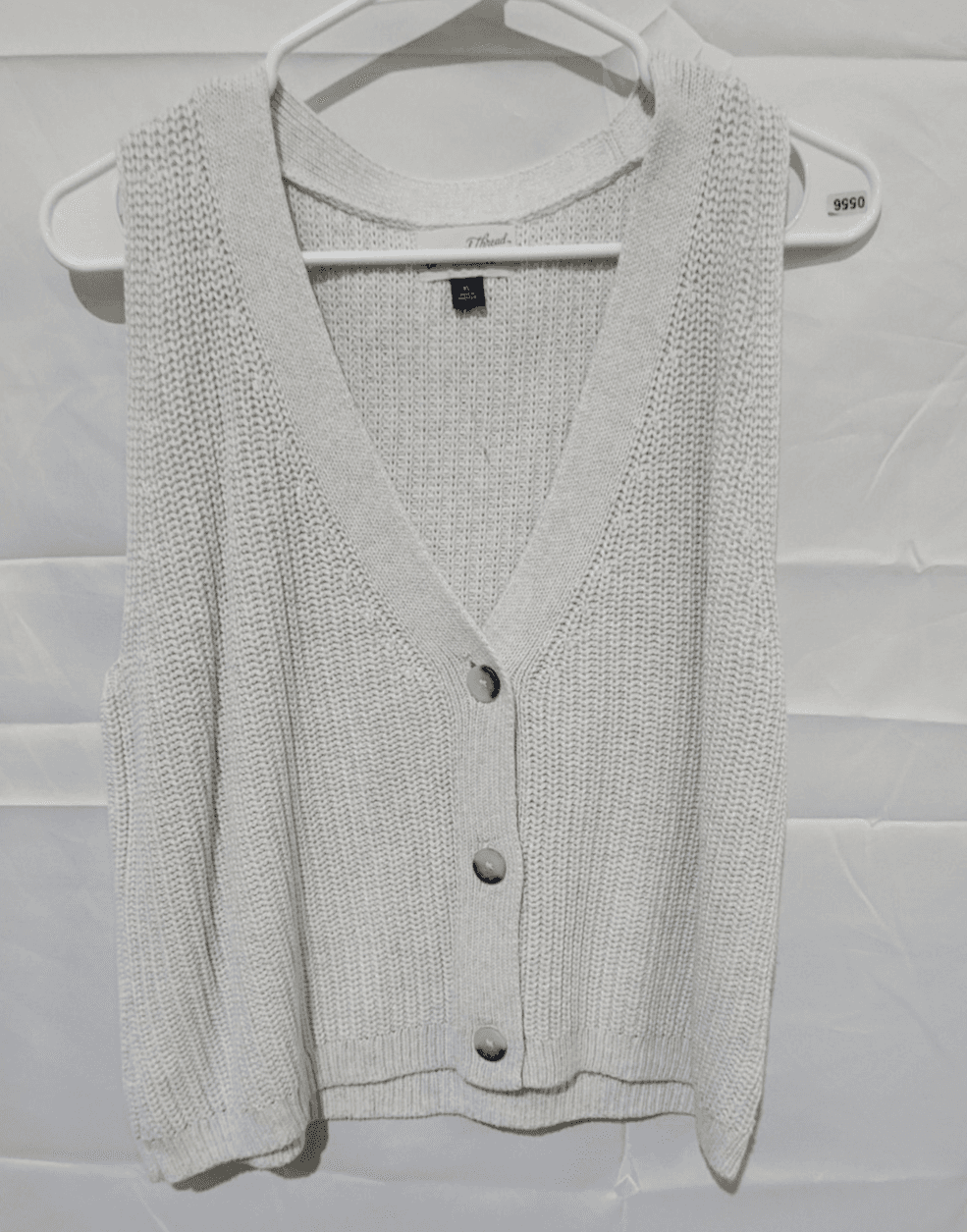 SIZE MEDIUM Ivory Sweater Vest