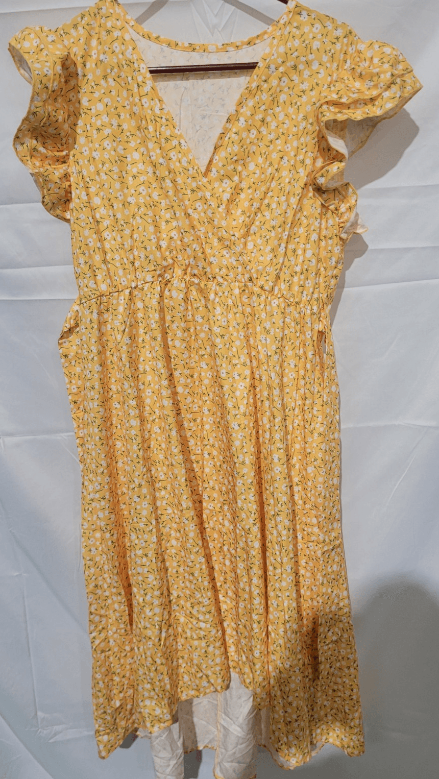 SIZE LARGE Yellow Dress
