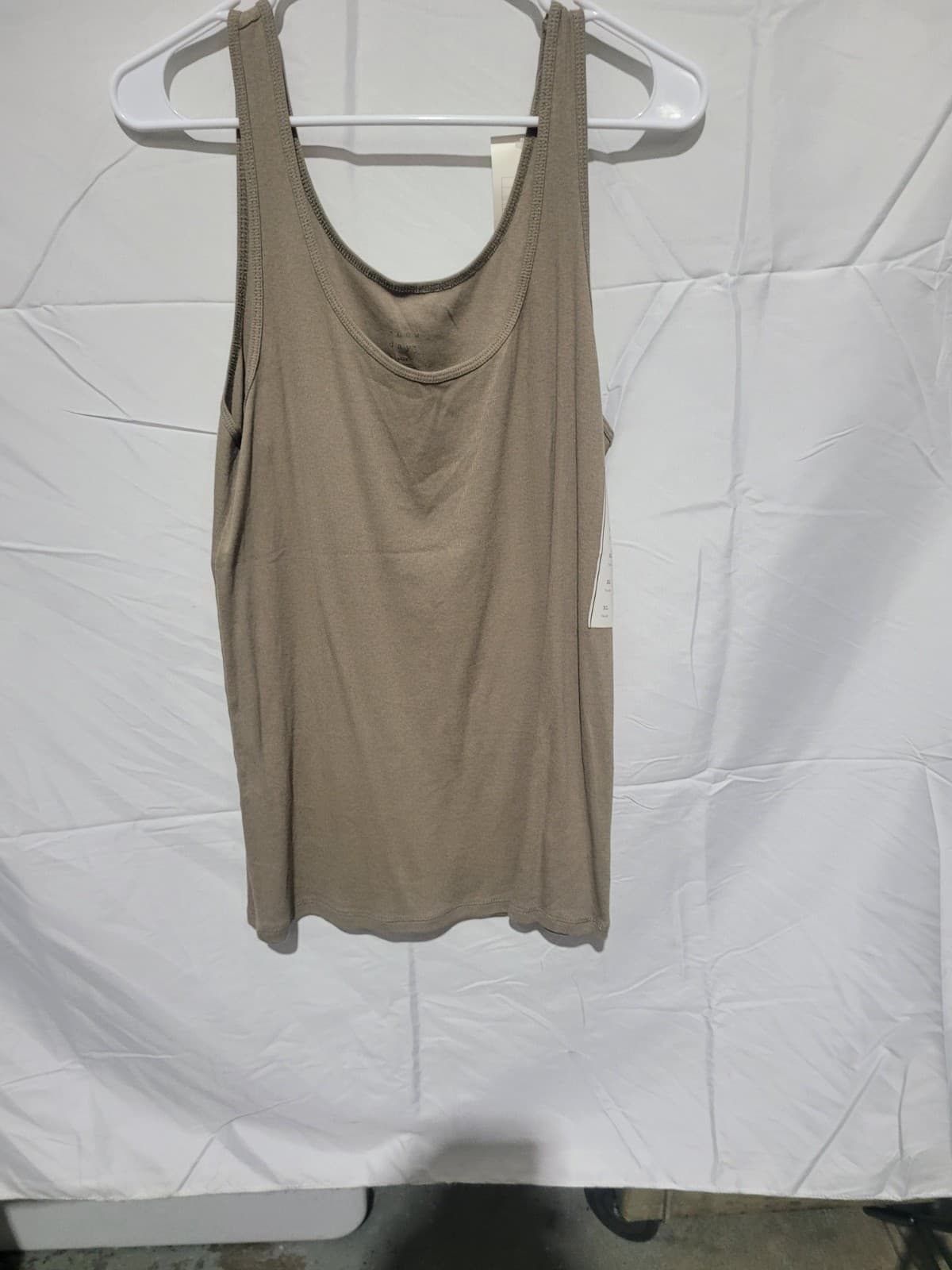 SIZE XL Khaki Tank Top