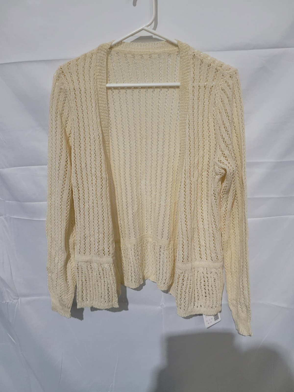 SIZE SMALL Cream Cardigan