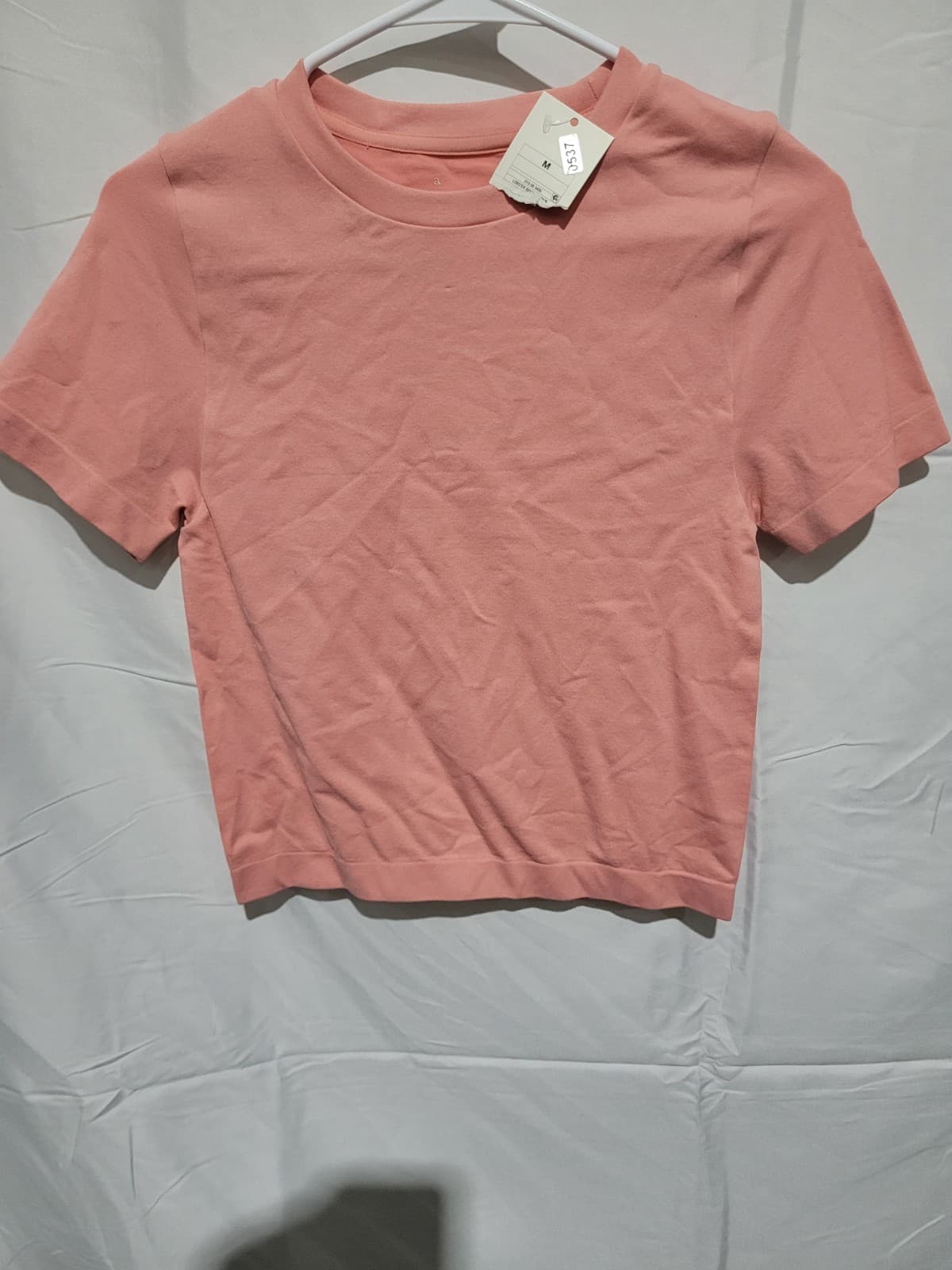 SIZE MEDIUM Orange Short Sleeve Shirt