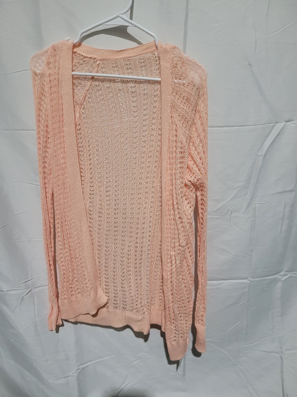 SIZE MEDIUM Peach Cardigan